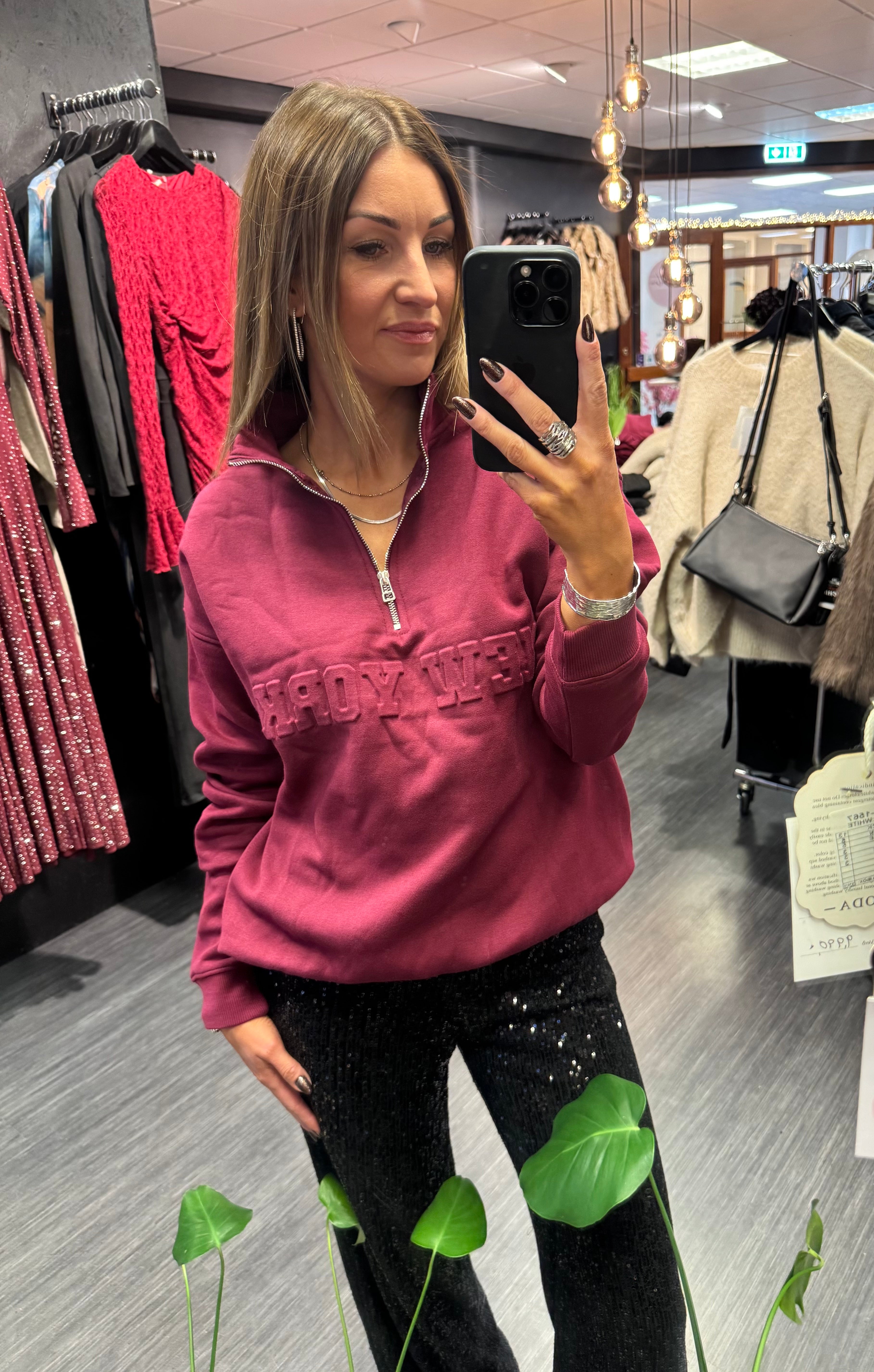 Peysa new york - burgundy