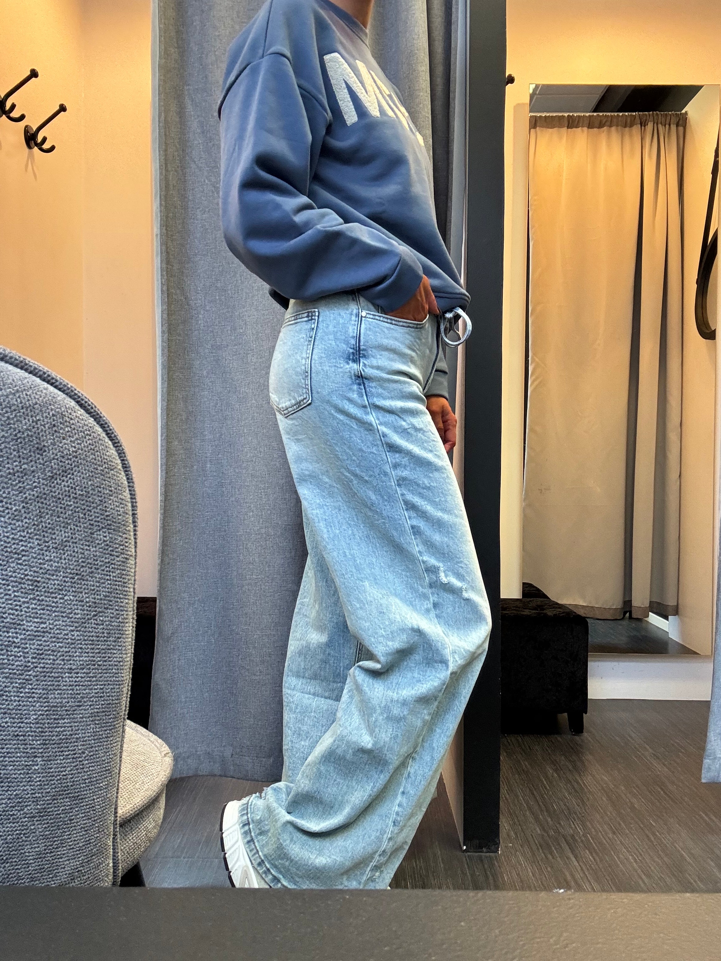 Mila wide leg gallabuxur