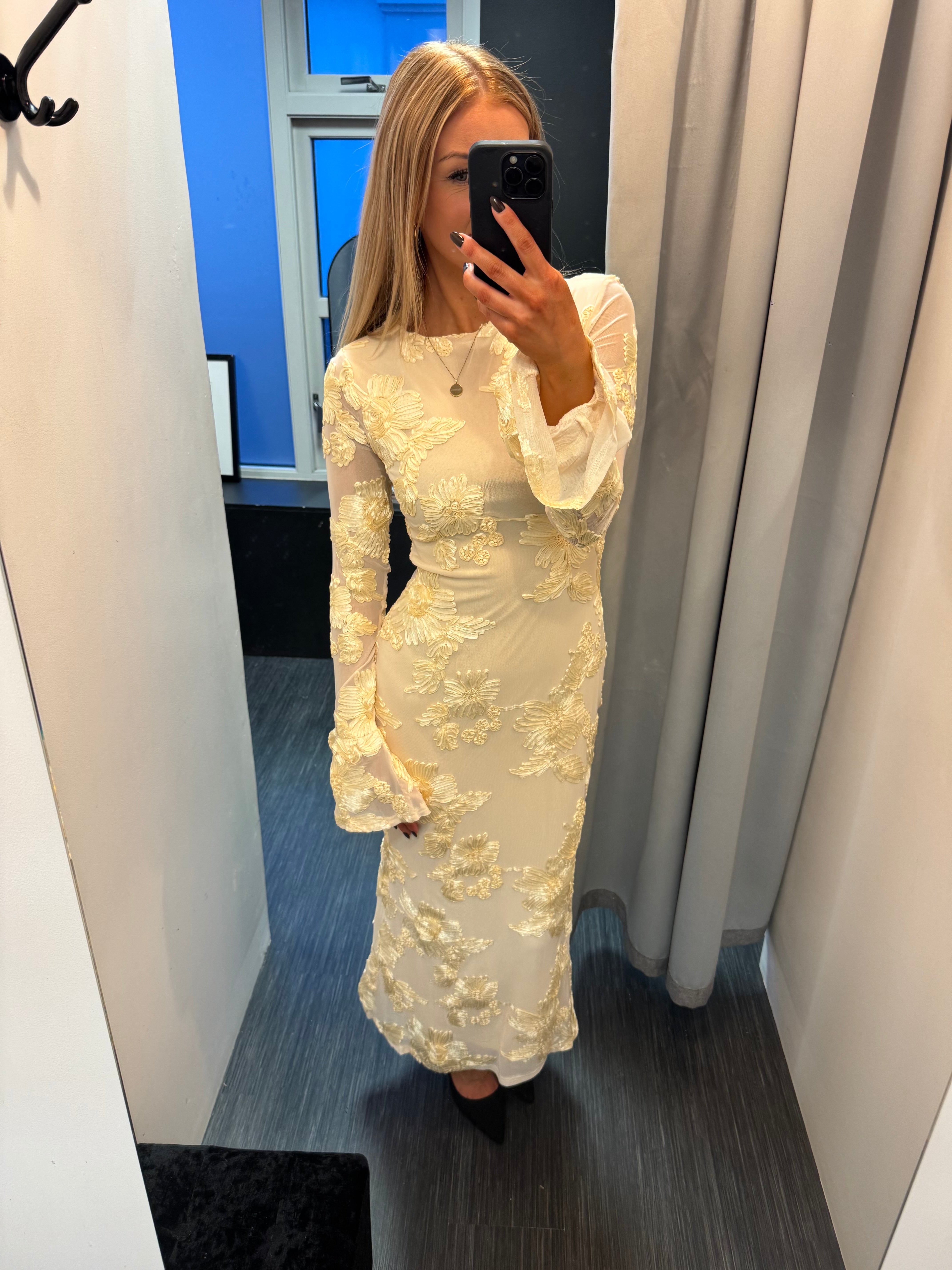 Jessica kjóll - gulur