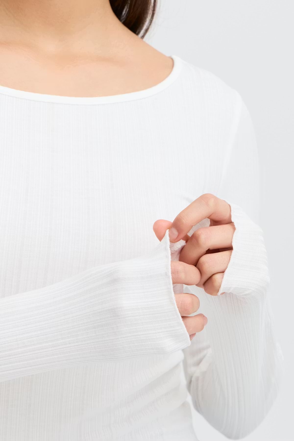 Cella langermabolur - hvítur