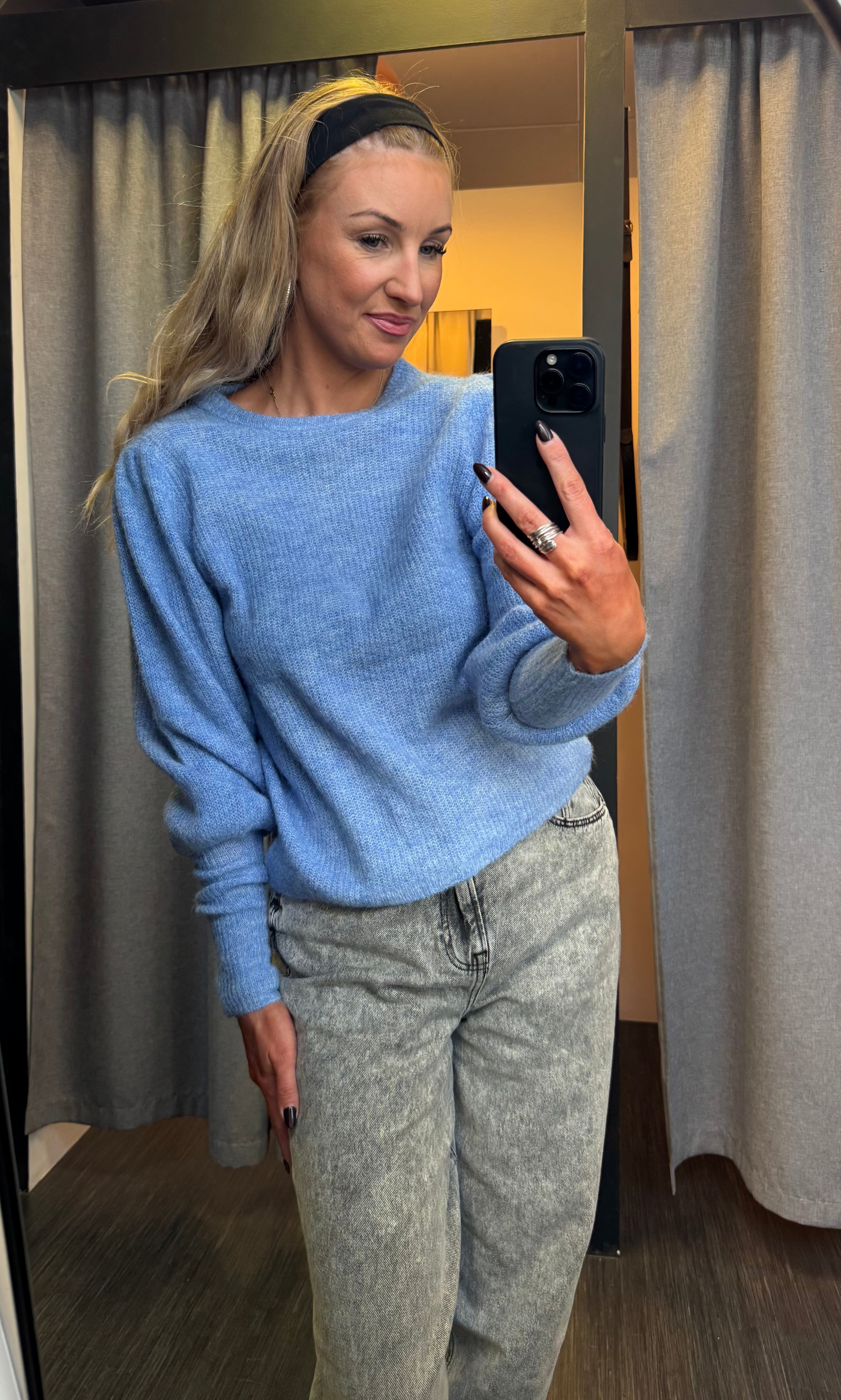 Ardens peysa - ljósblá