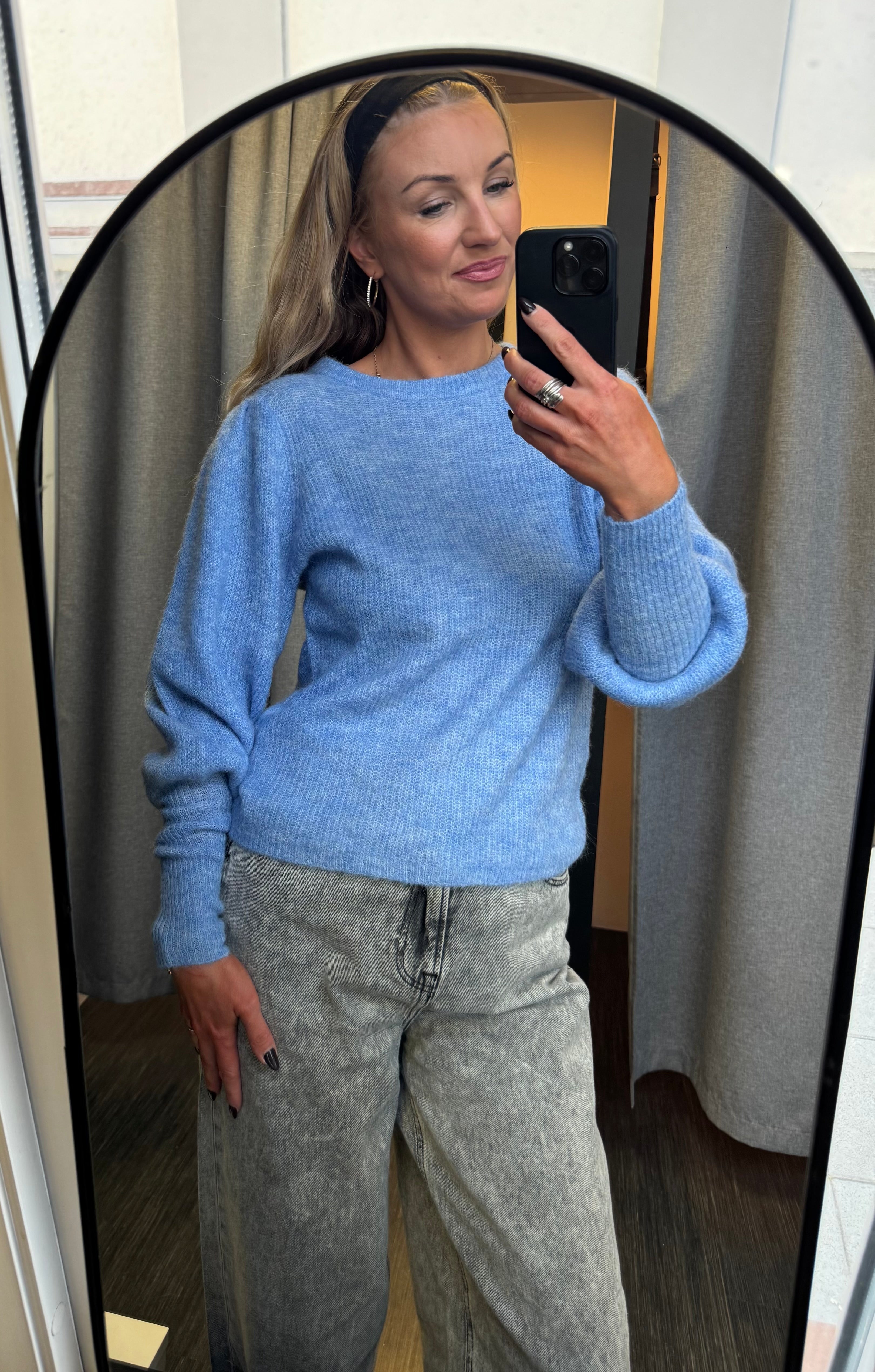 Ardens peysa - ljósblá