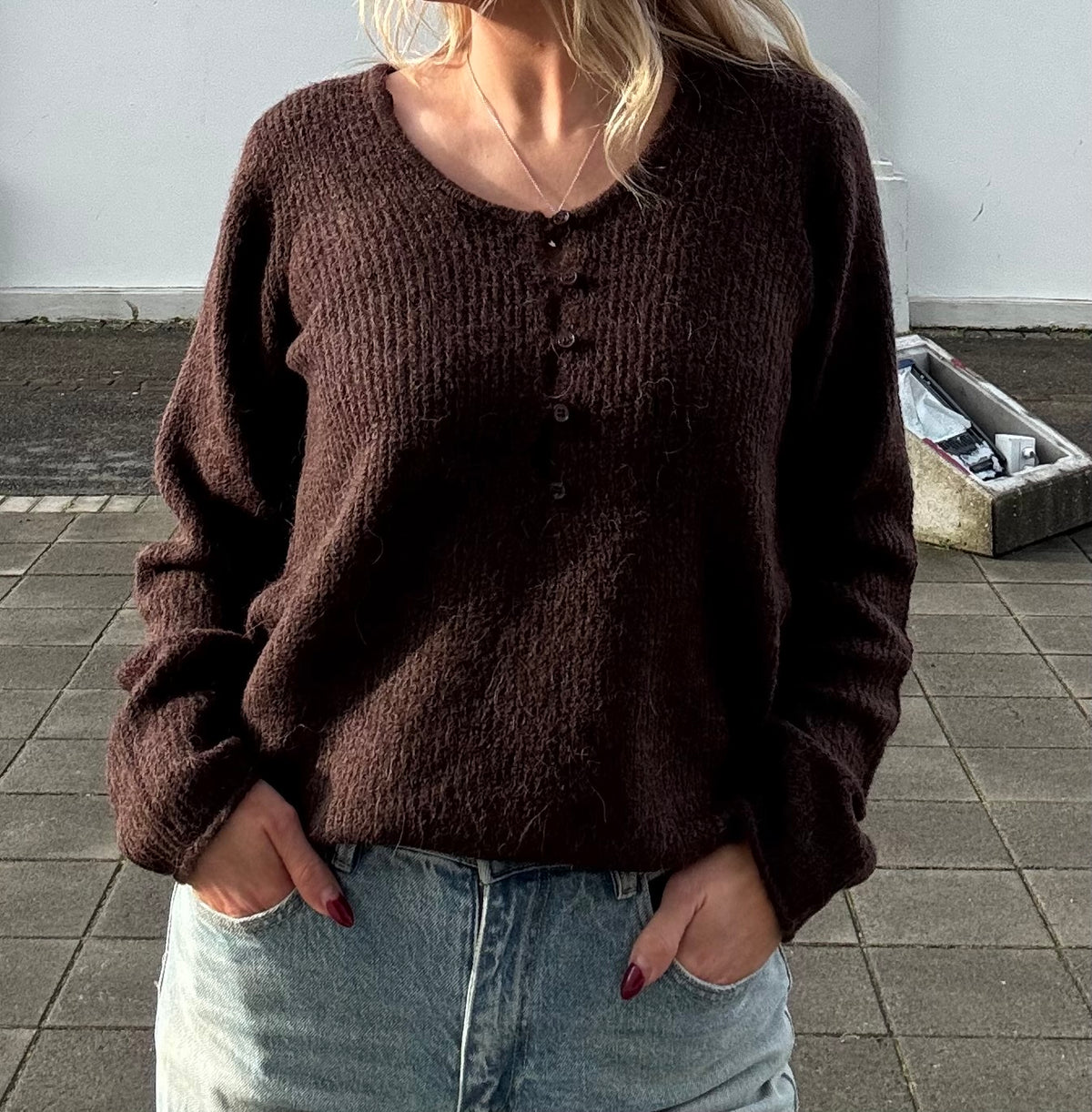 Kamara peysa - brún