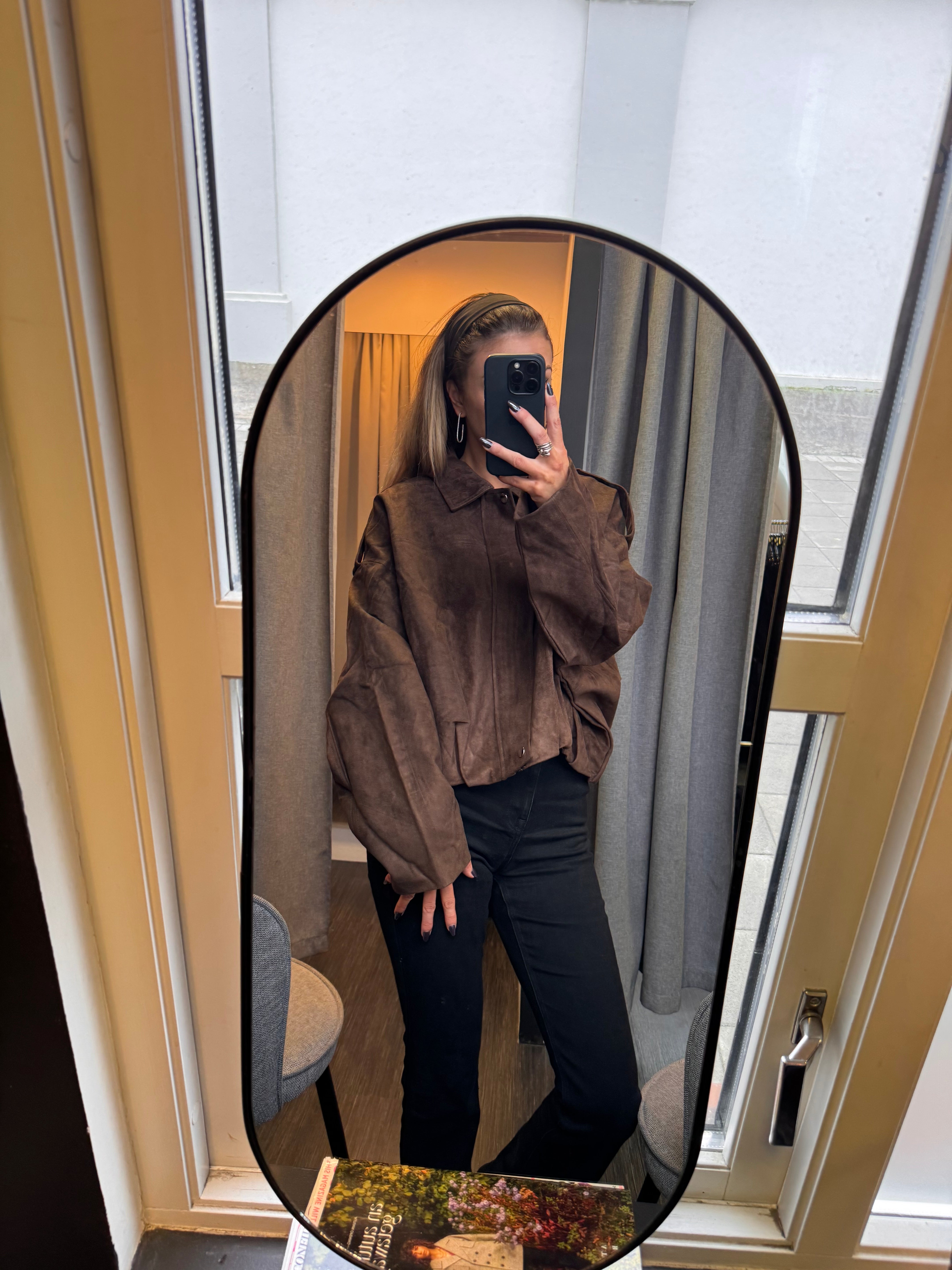Yasmin jakki - faux suede