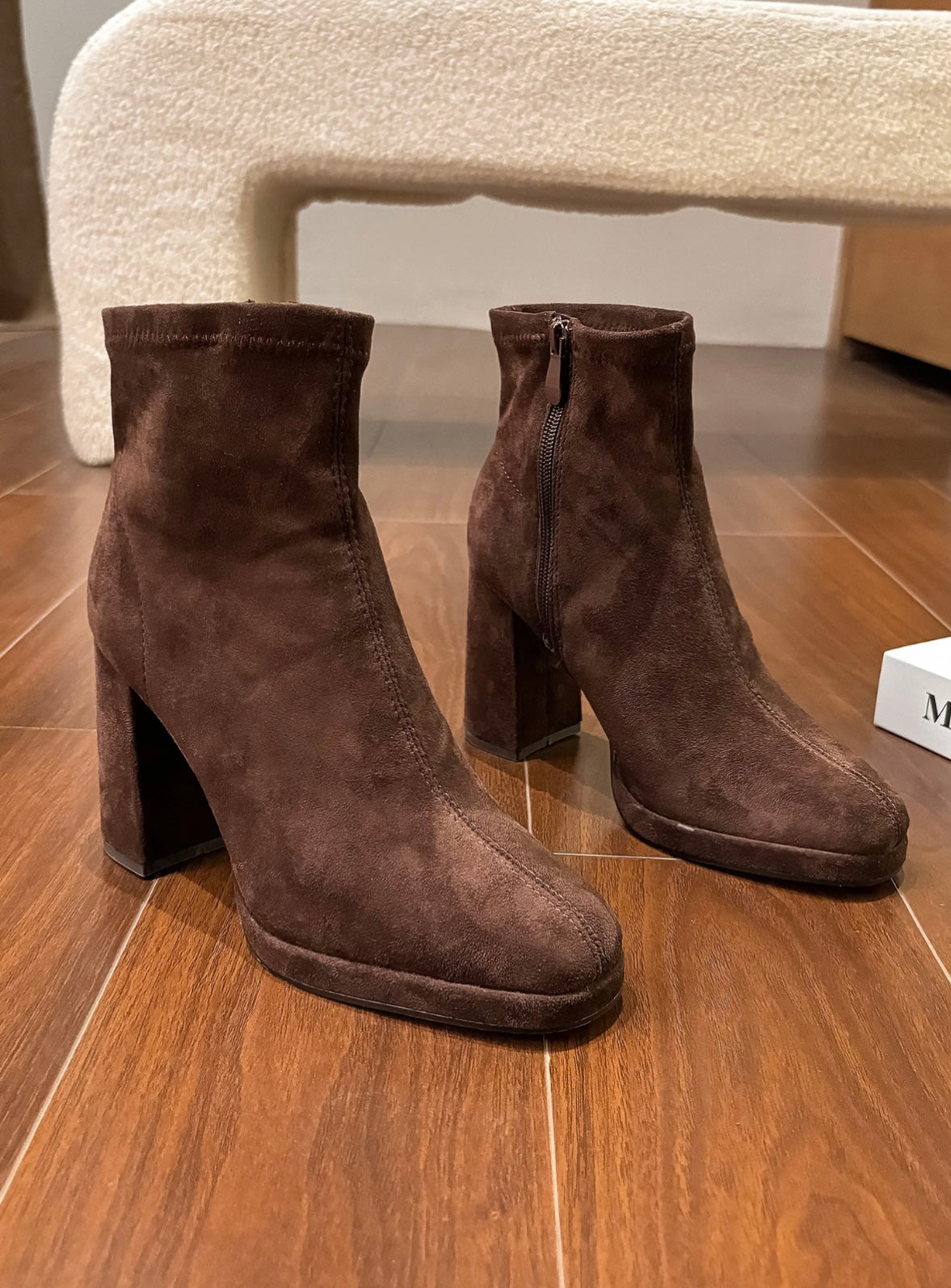 Amber boots - coffee