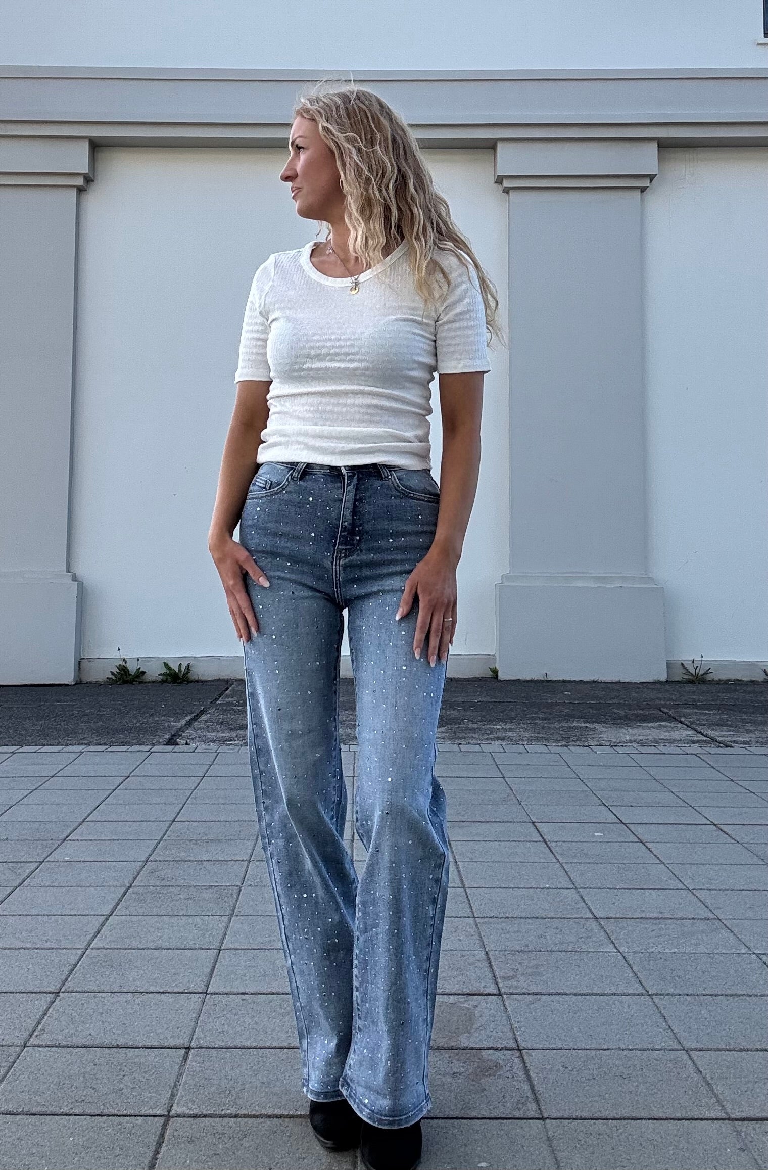 Cleo demantagallabuxur - denim blue