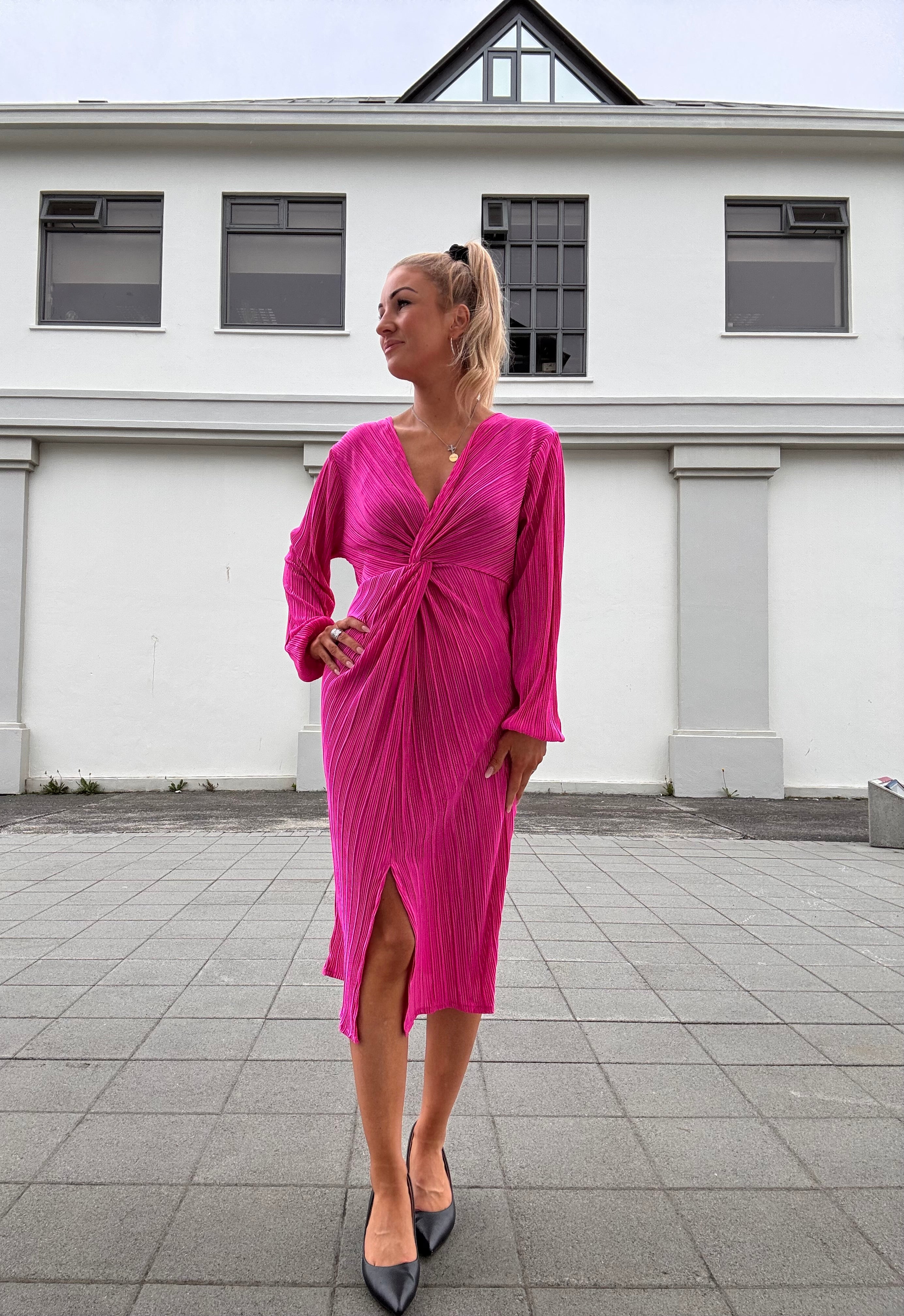 Kamilla kjóll - bleikur
