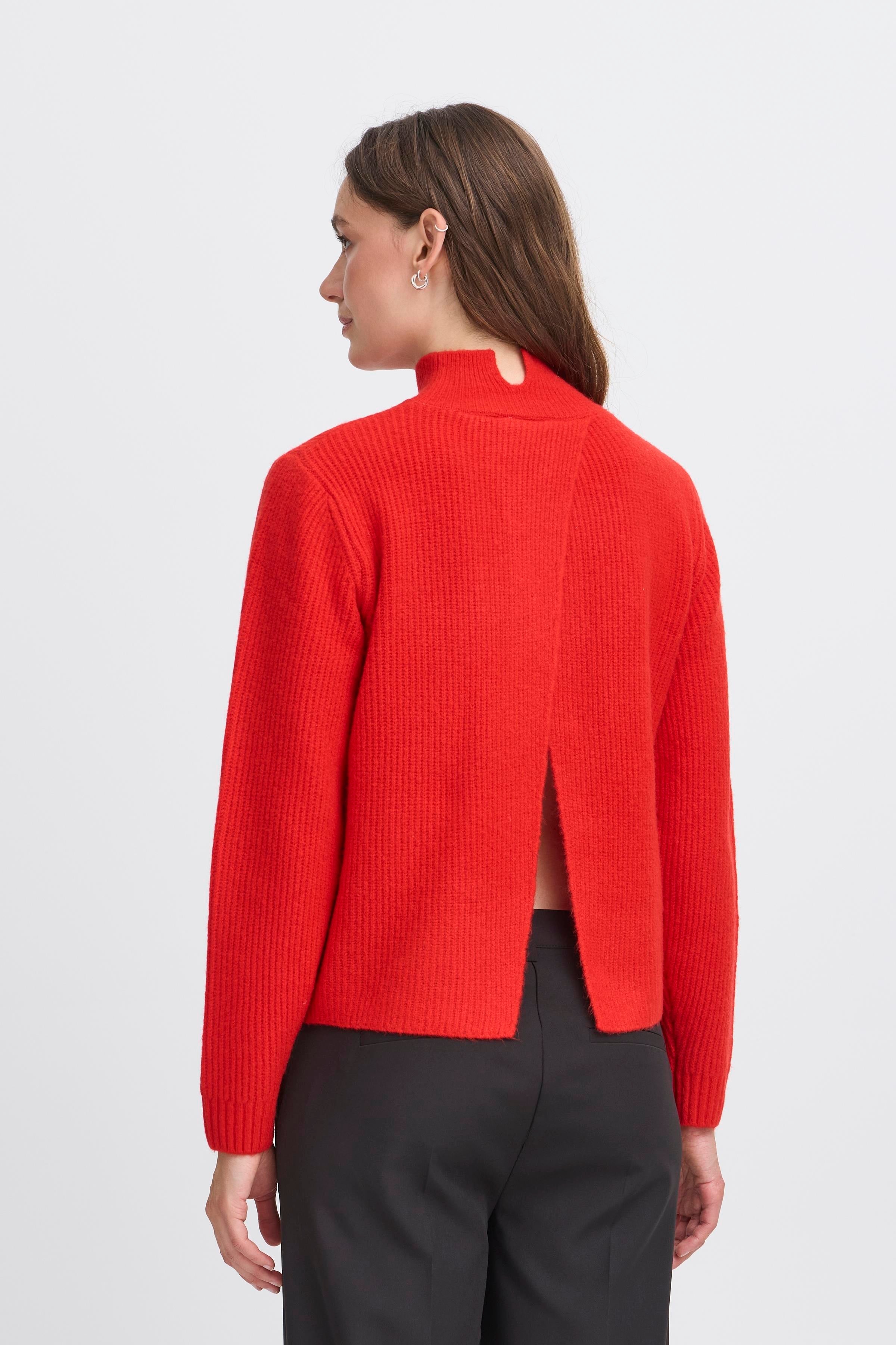 Ducie peysa rauð - opin í bak