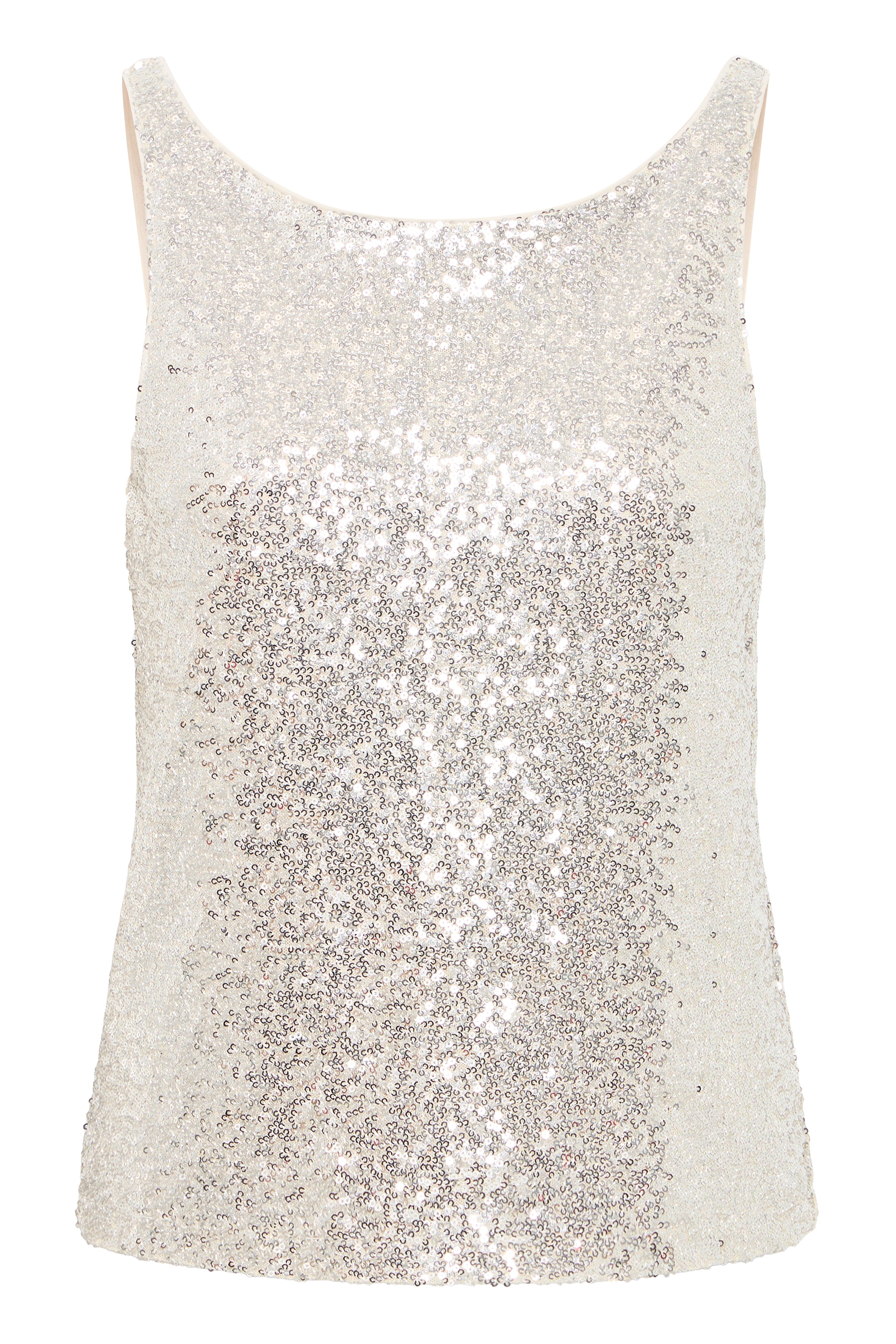 Fauca pallíettu toppur - beige