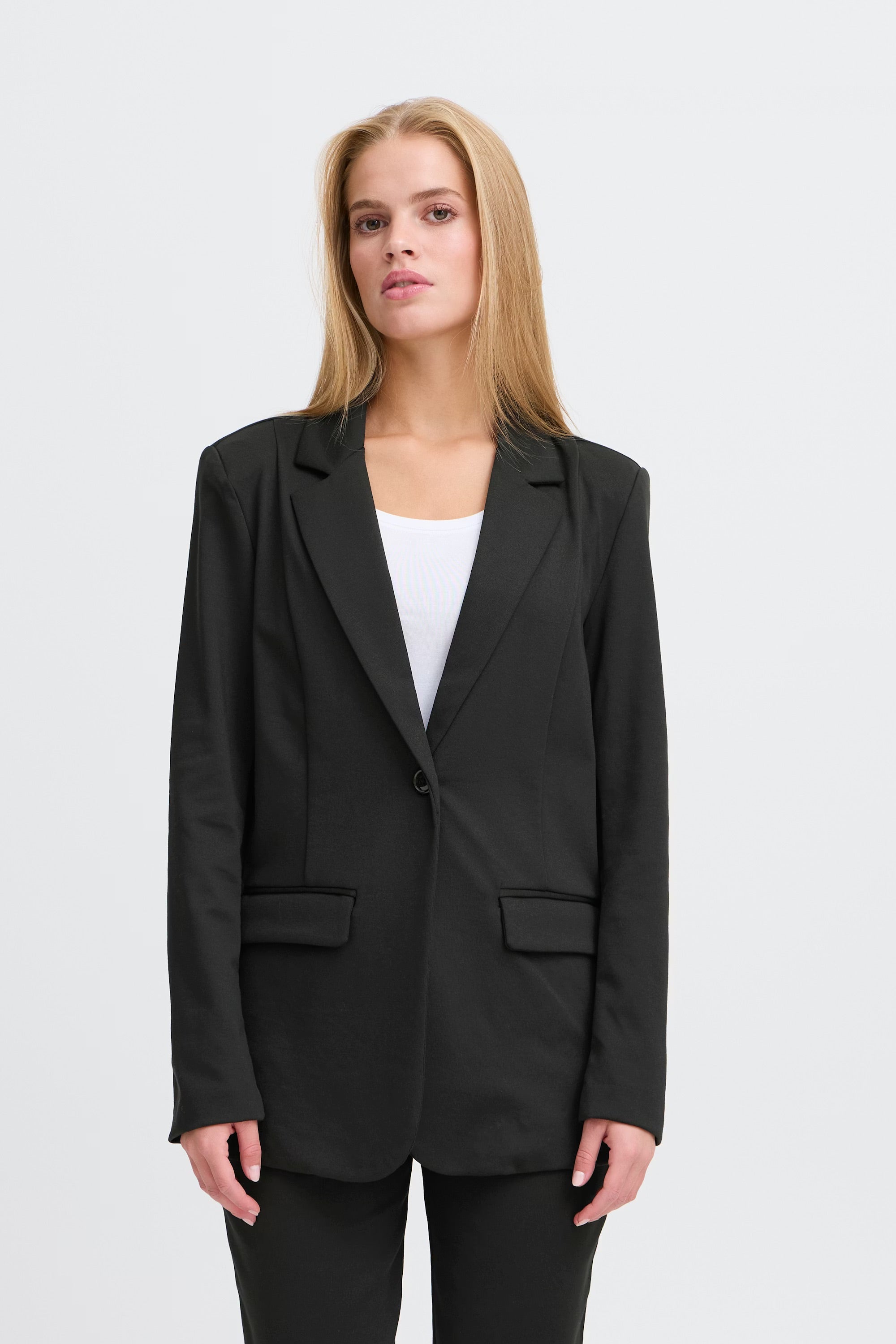 Kate long blazer - svartur