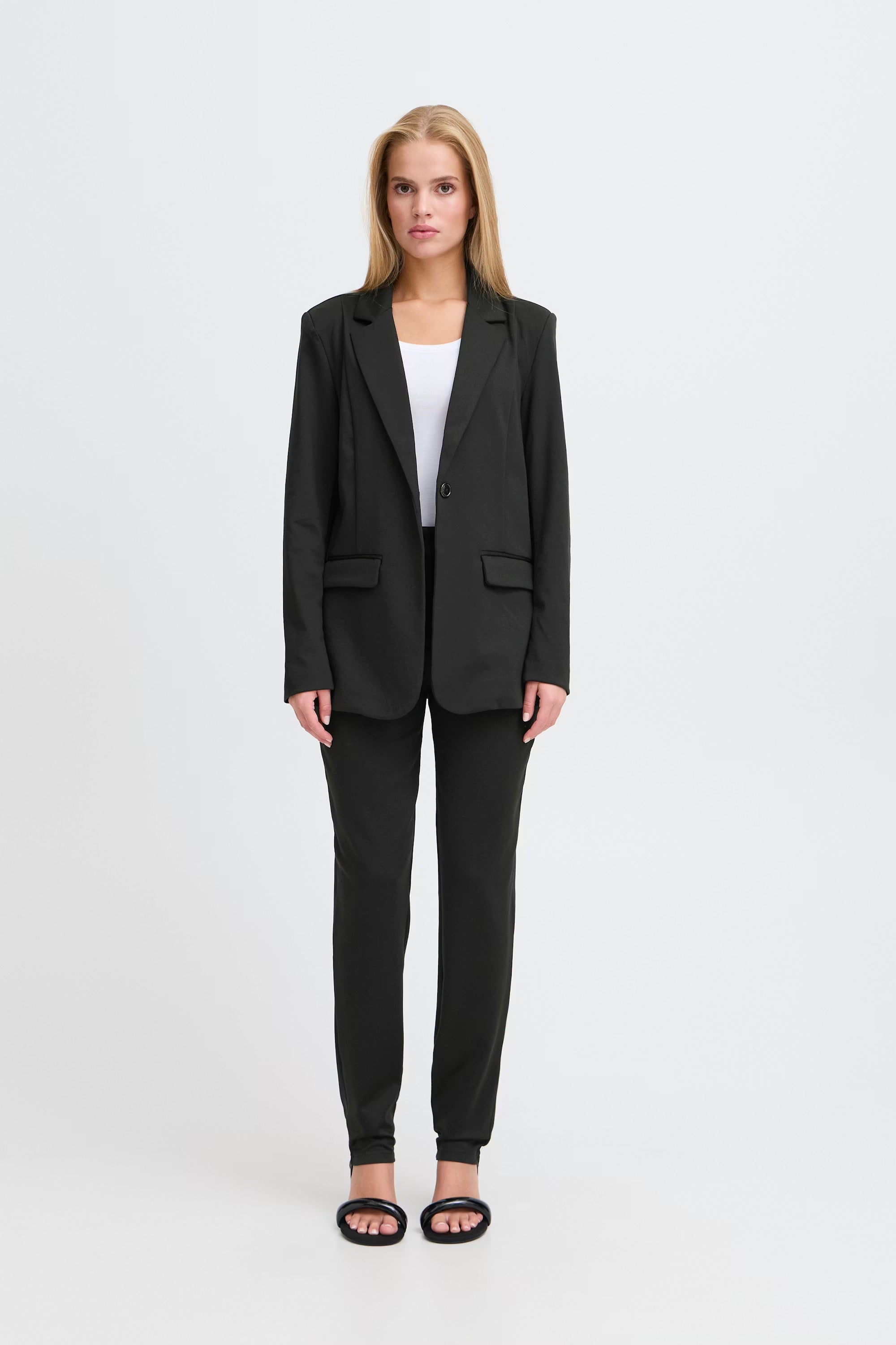 Kate long blazer - svartur