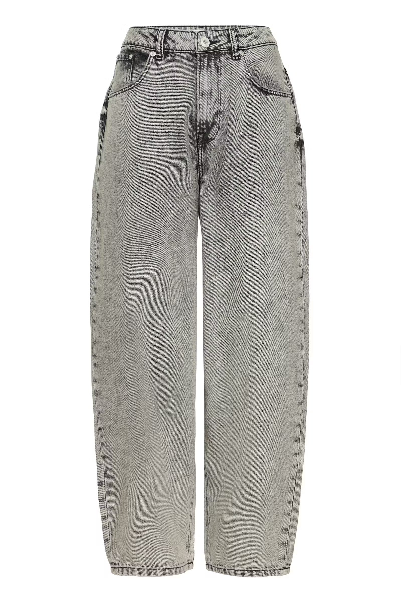 Berisel barrel gallabuxur - high waist