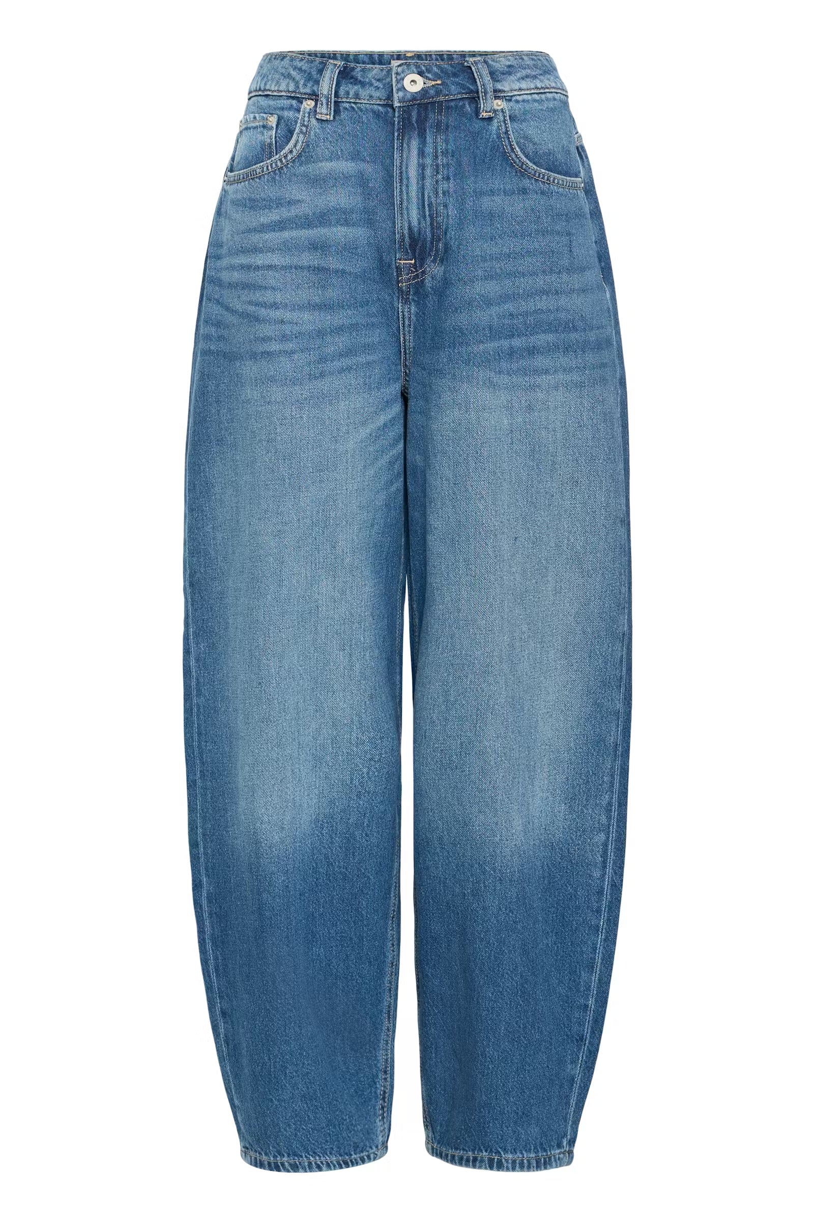 Berisel barrel gallabuxur - high waist