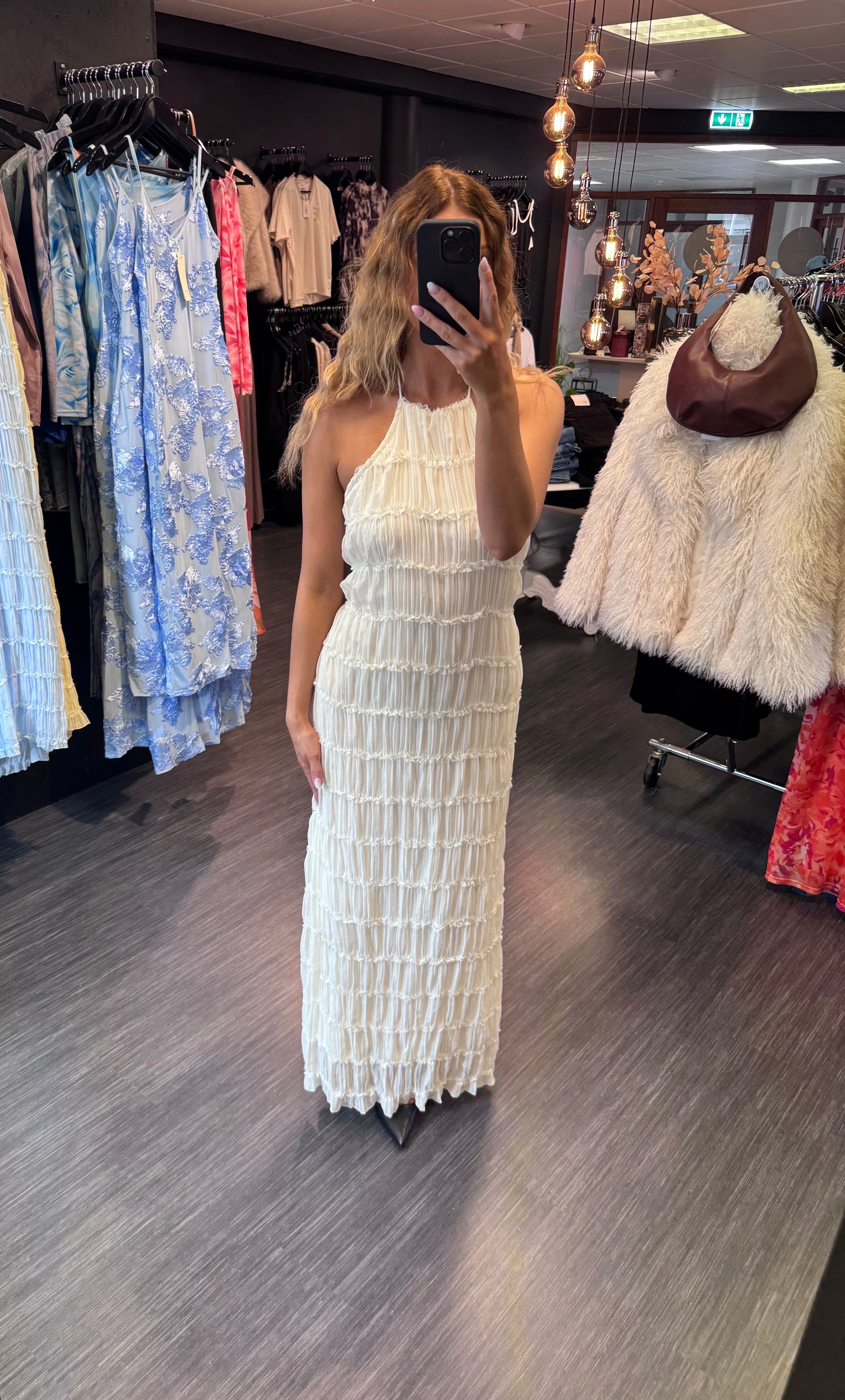 Aþena kjóll - off white