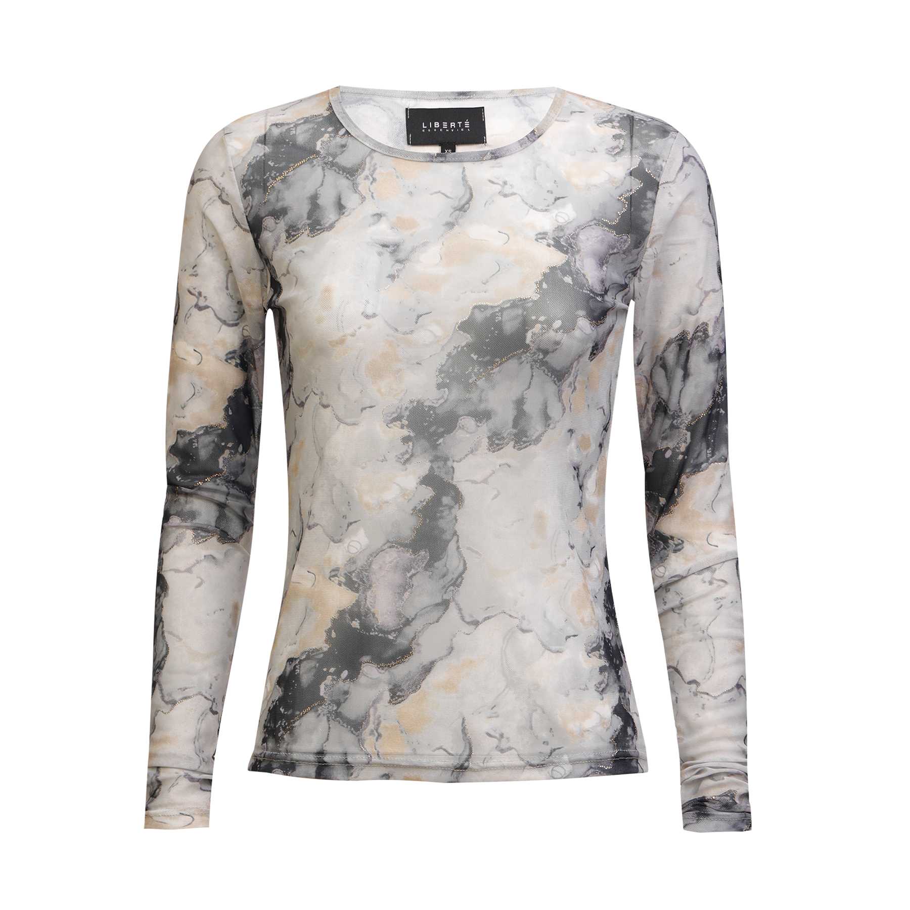 Mesh toppur Grár Marbel