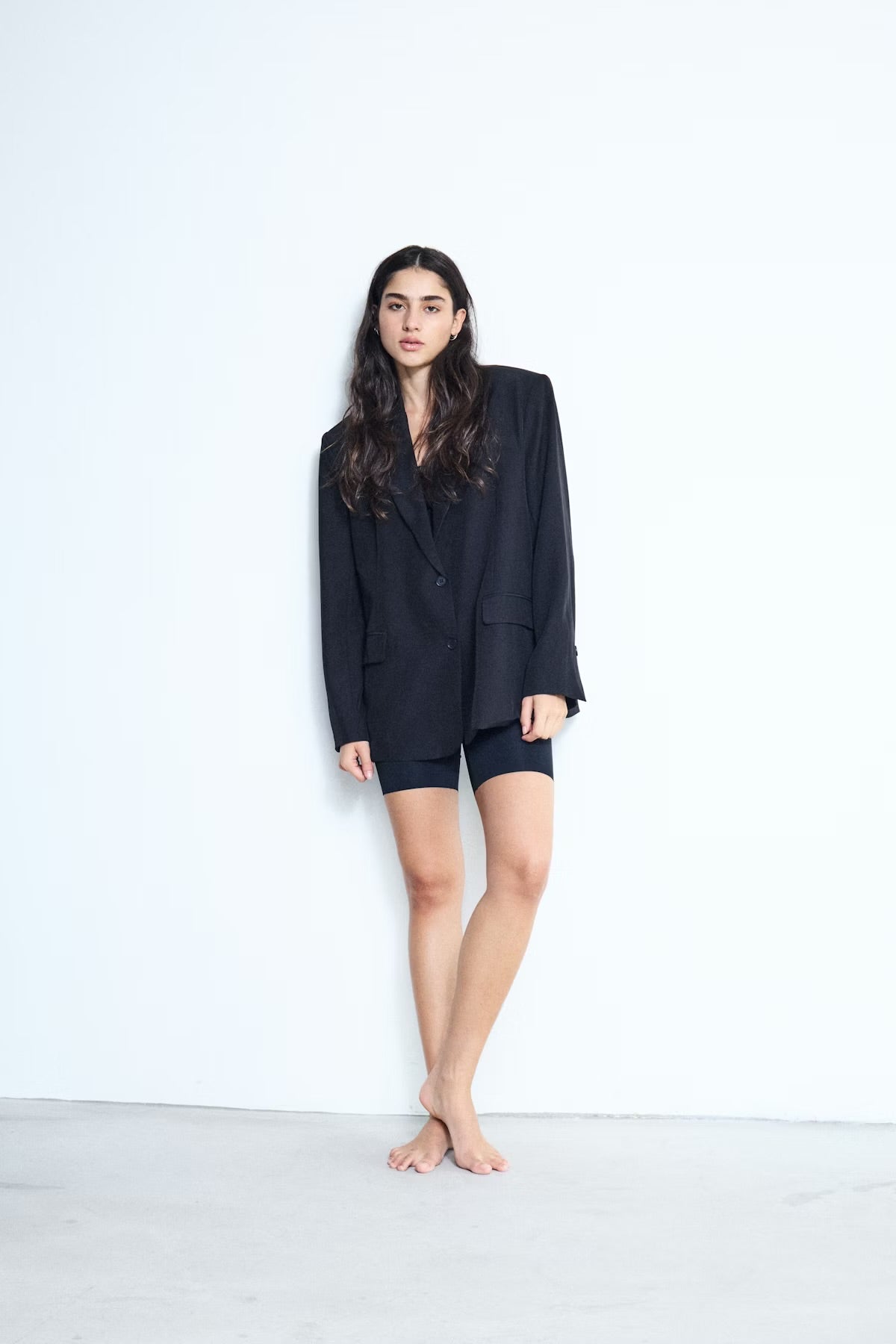 Fava oversize blazer - svartur