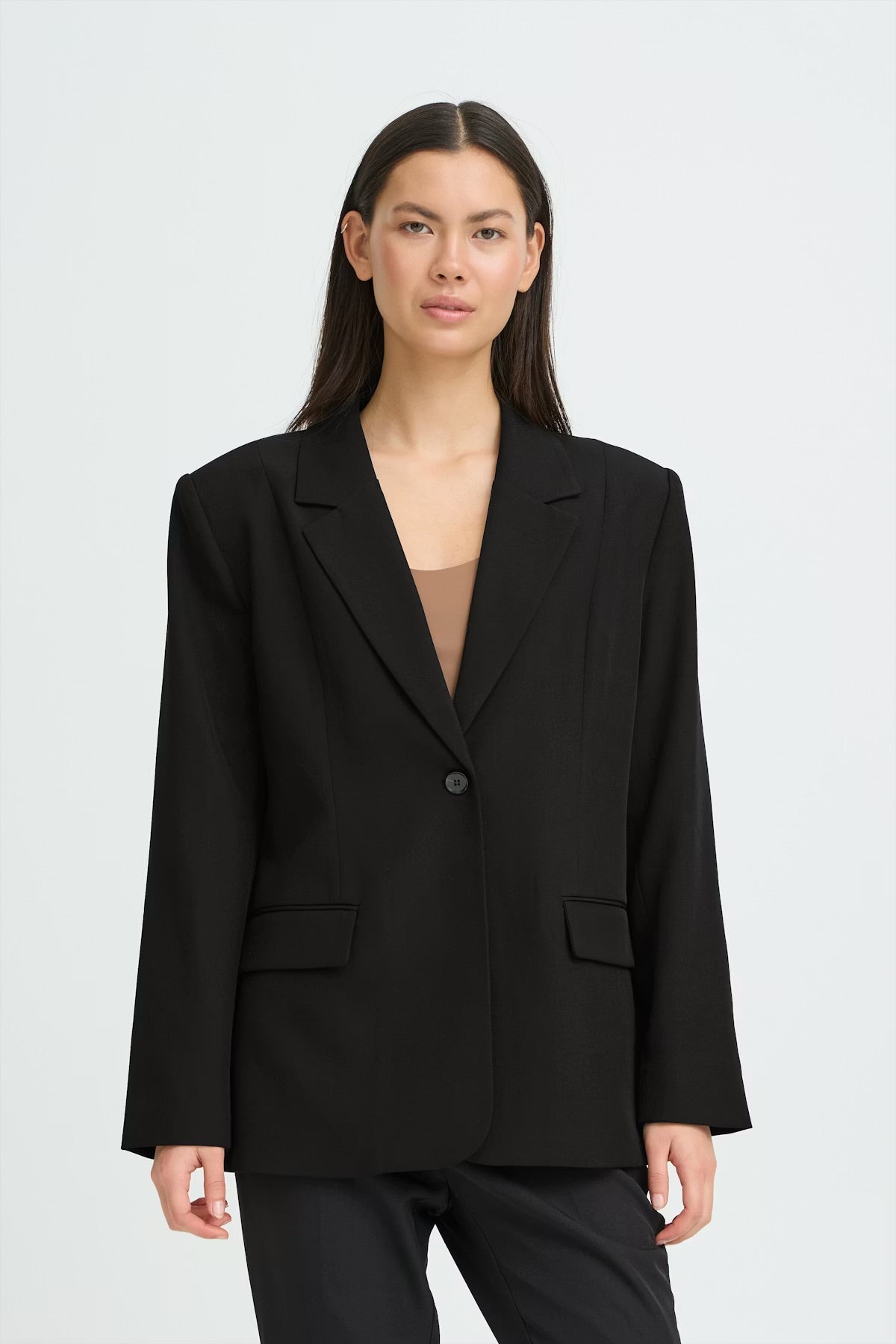 Fava long blazer - svartur