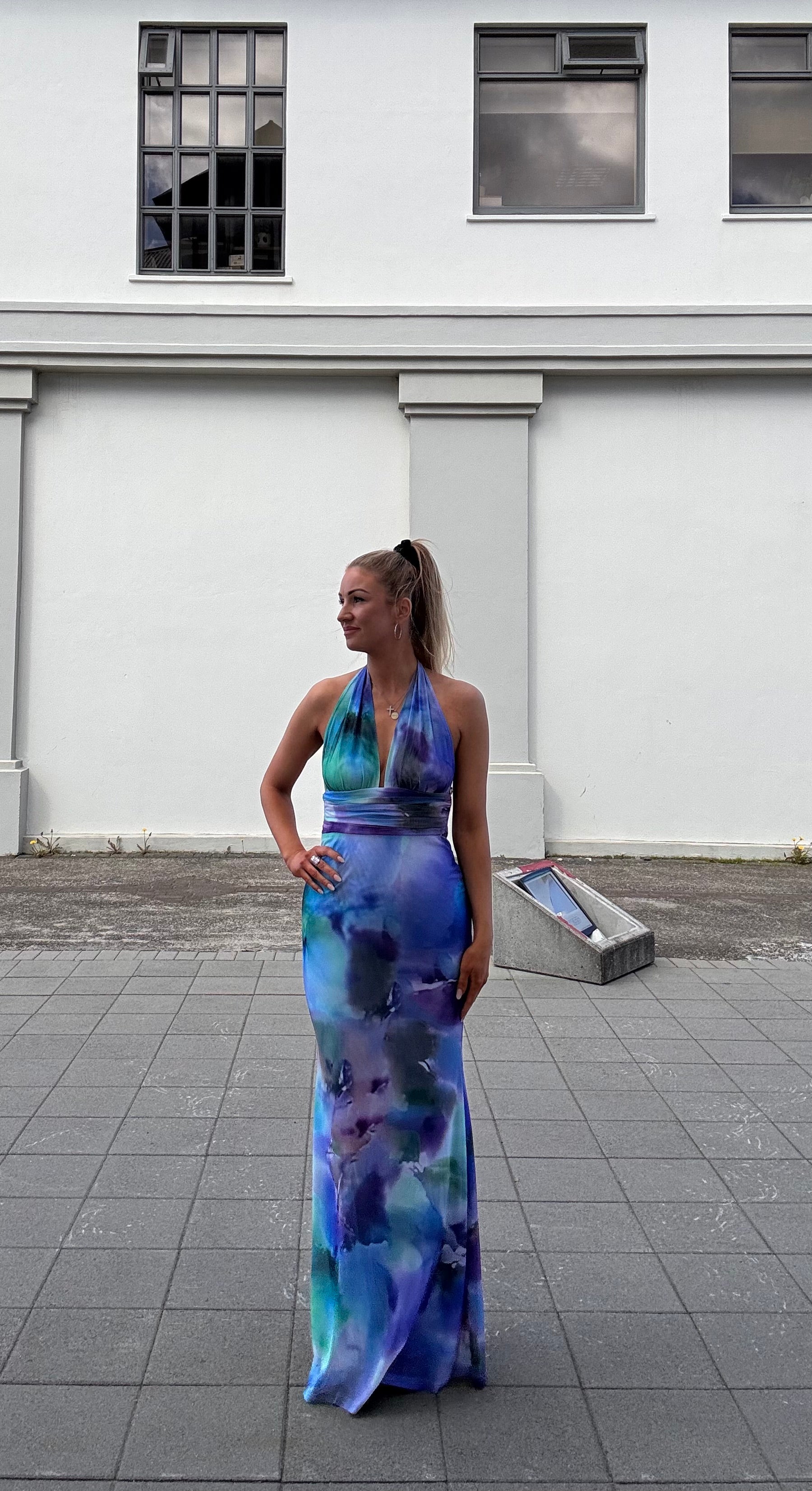 Aurora kjóll - blár