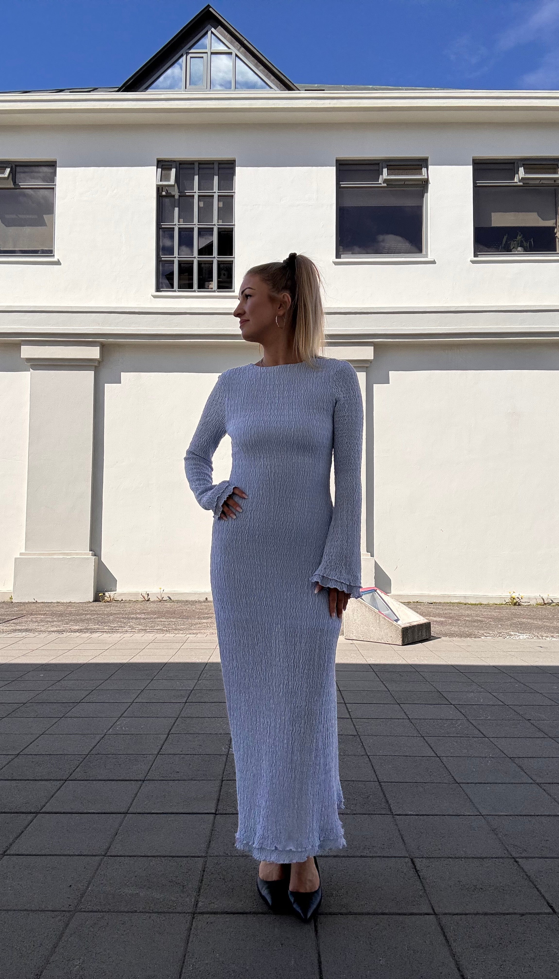 Maya kjóll - ljósblár
