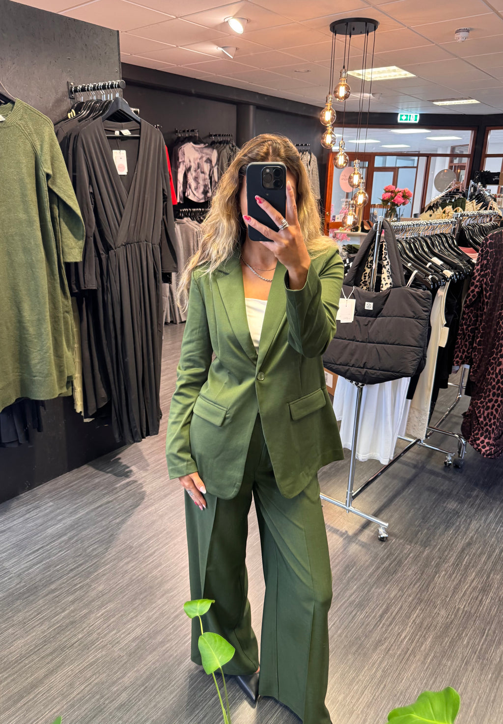 Kate long blazer - rifle green