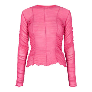 Mesh wrinkle mesh bolur - bleikur