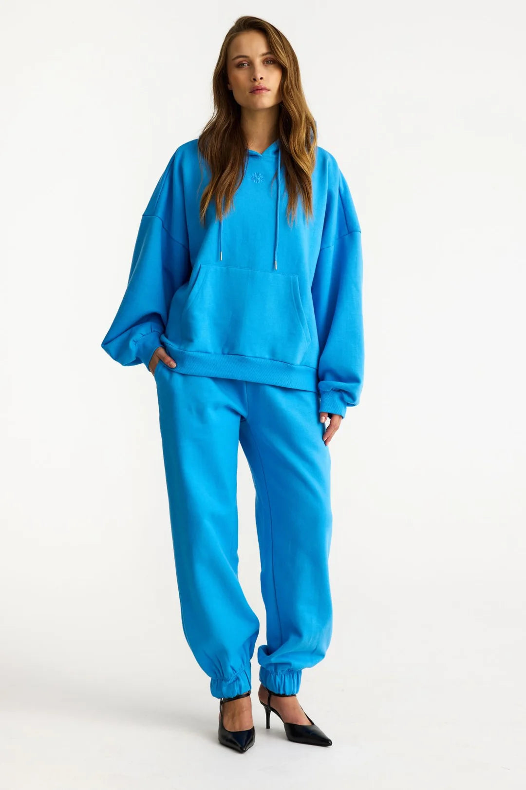 Fina oversize hettupeysa - blá