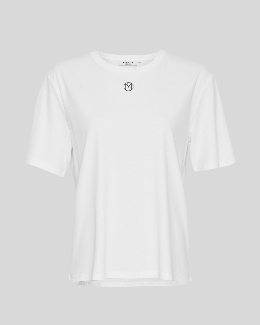 Melea icon logo t-shirt - hvítur
