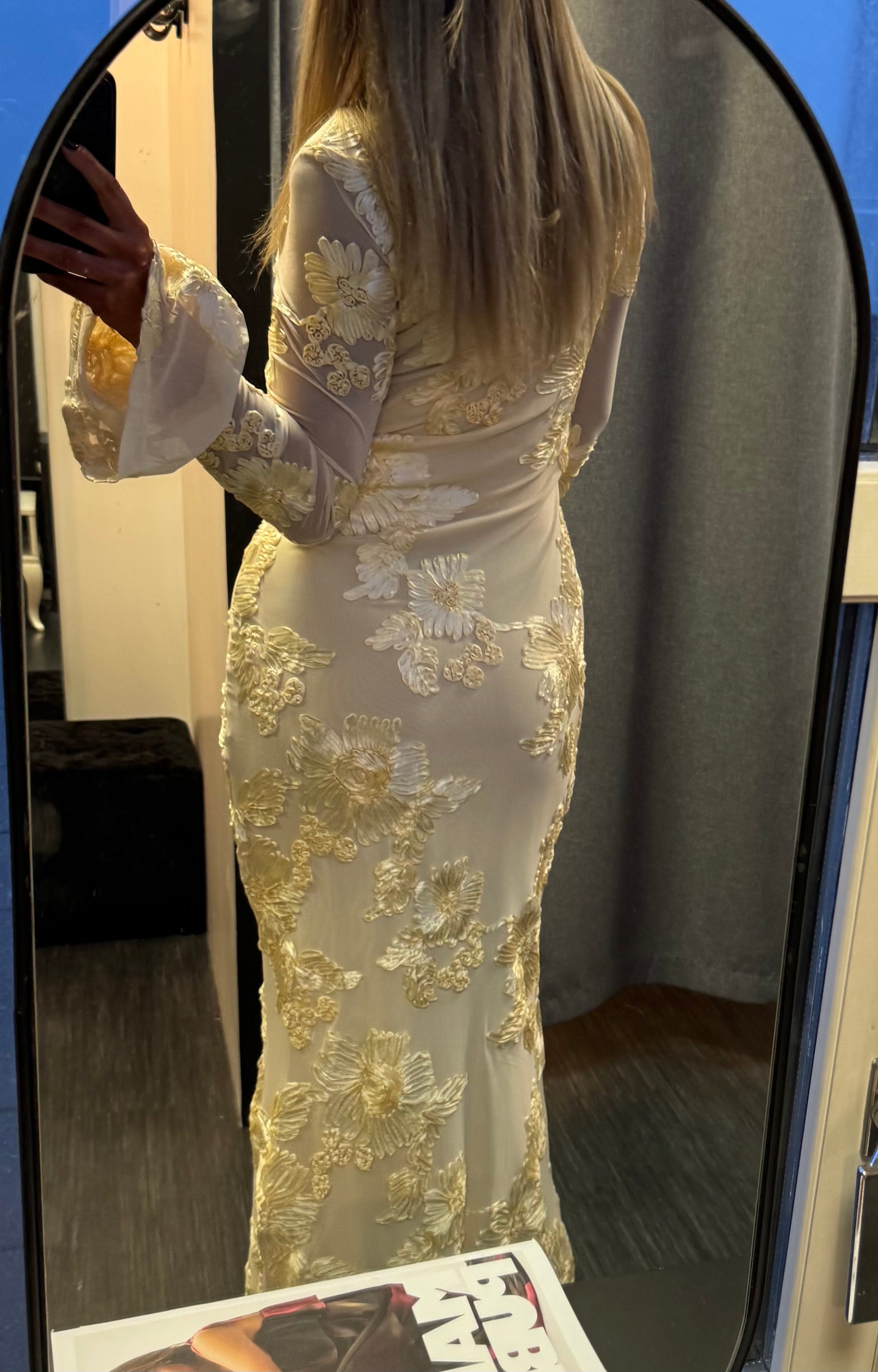 Jessica kjóll - gulur
