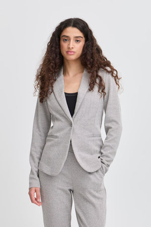 Kate jacquard blazer - Grár