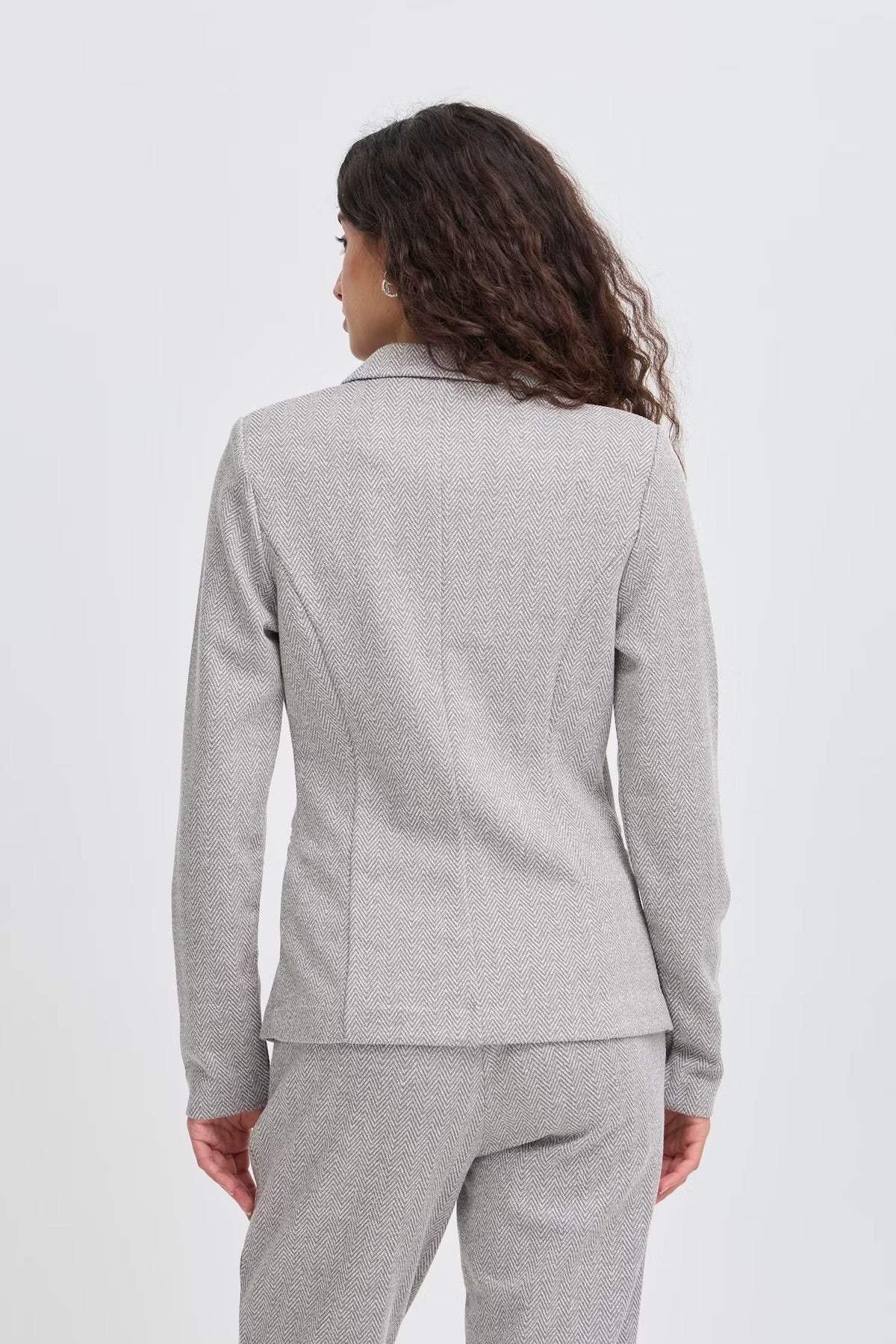 Kate jacquard blazer - Grár