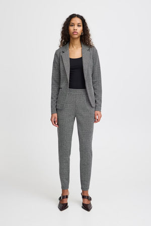 Kate jacquard buxur - svartar & gráar
