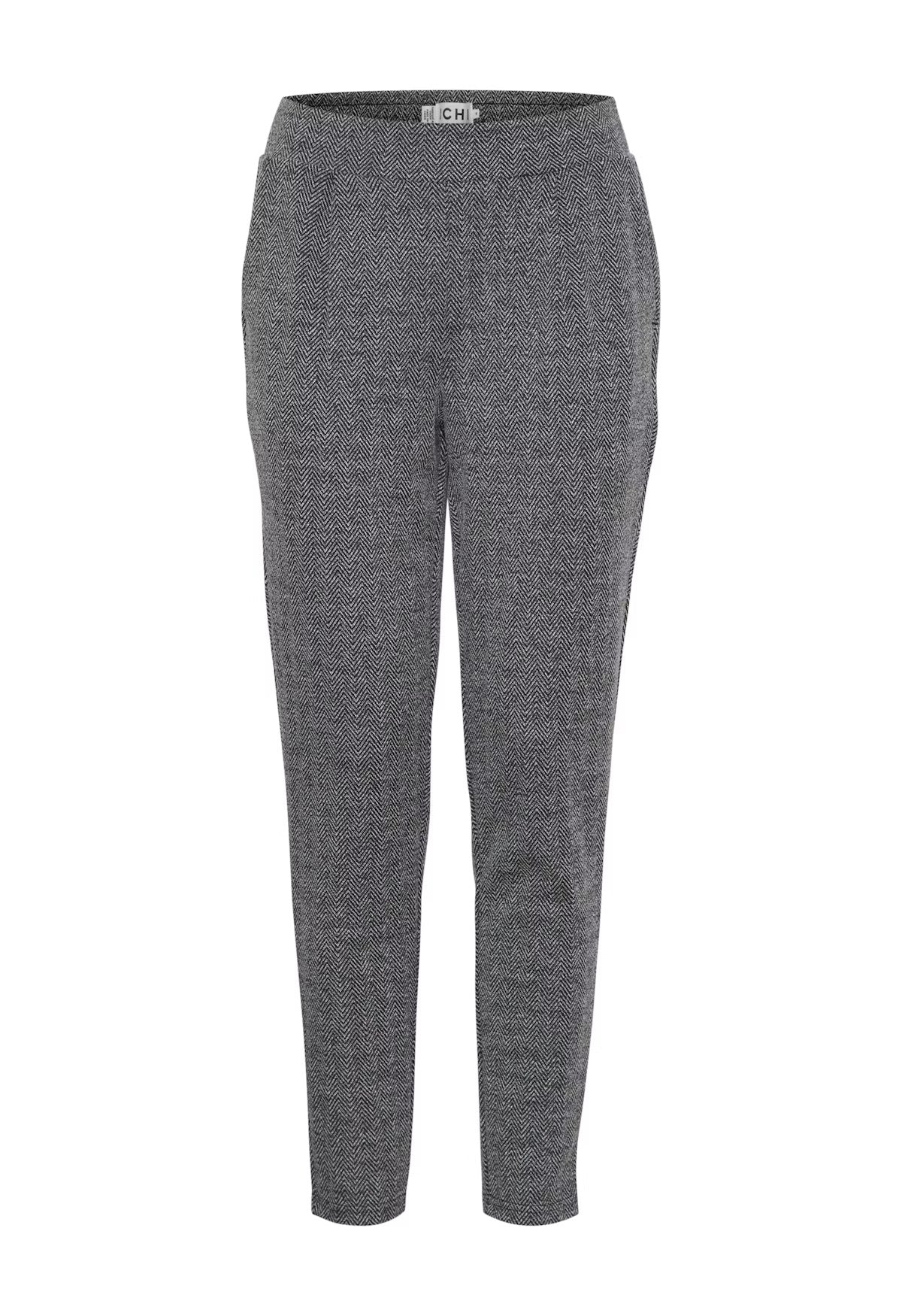 Kate jacquard buxur - svartar & gráar