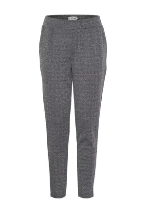 Kate jacquard buxur - svartar & gráar