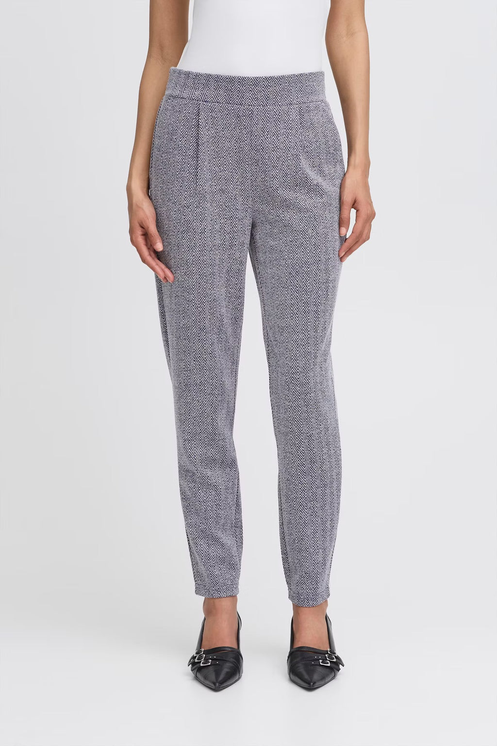 Kate jacquard buxur - gráar