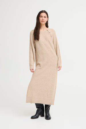 Dasila peysukjóll - beige