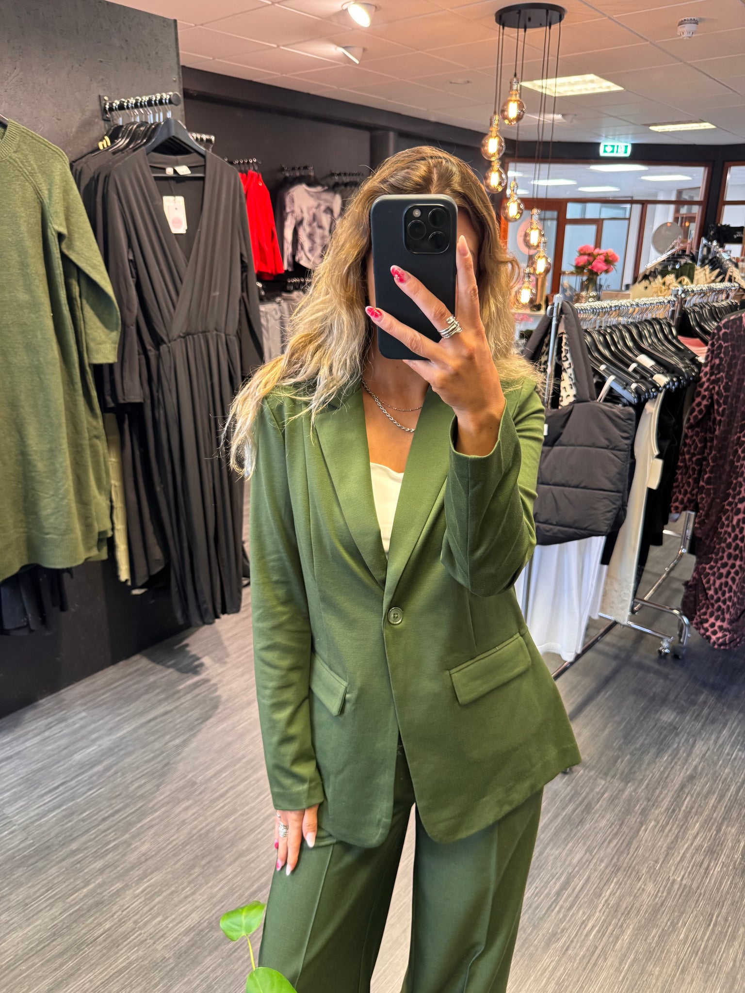 Kate long blazer - rifle green
