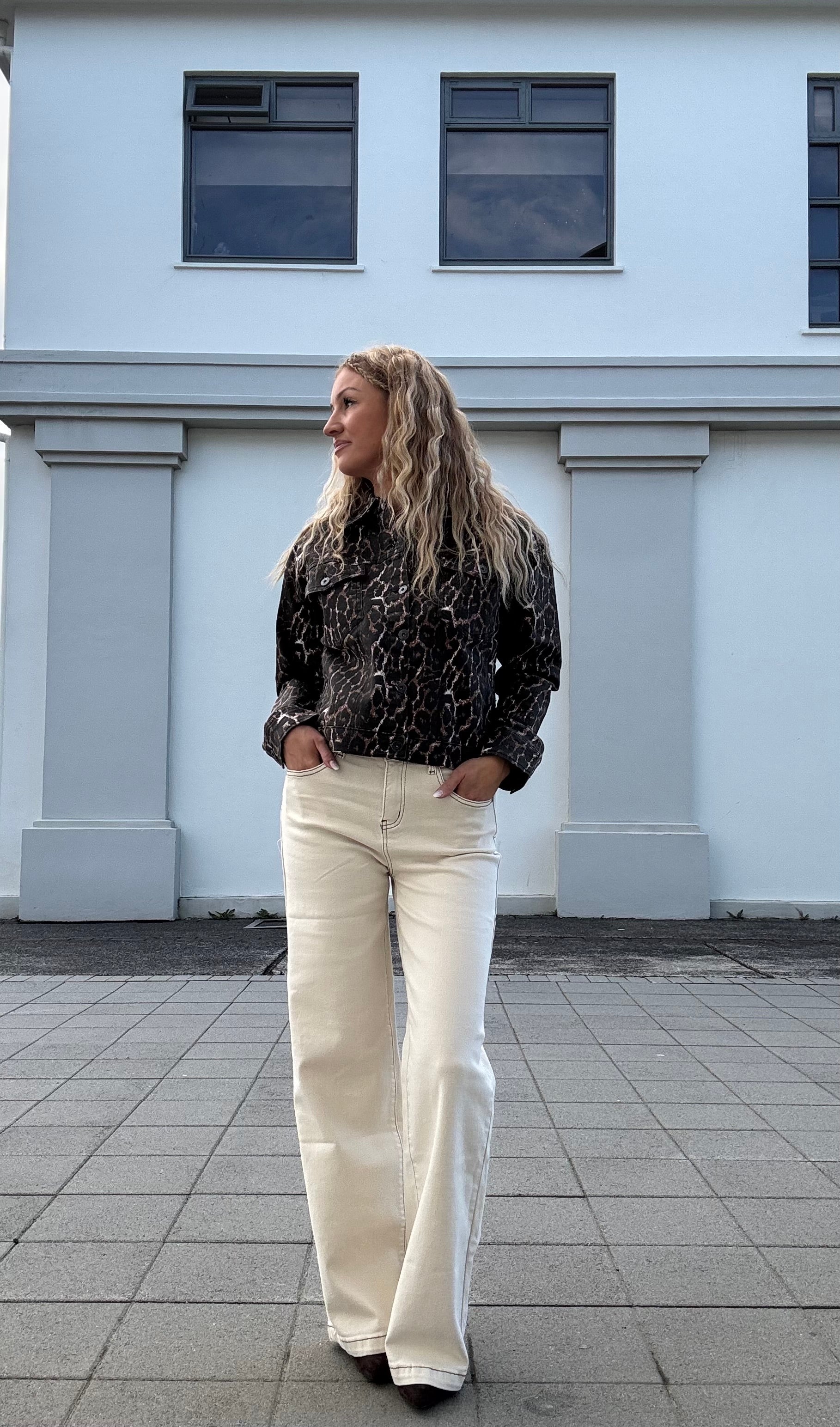 Nina gallabuxur - beige