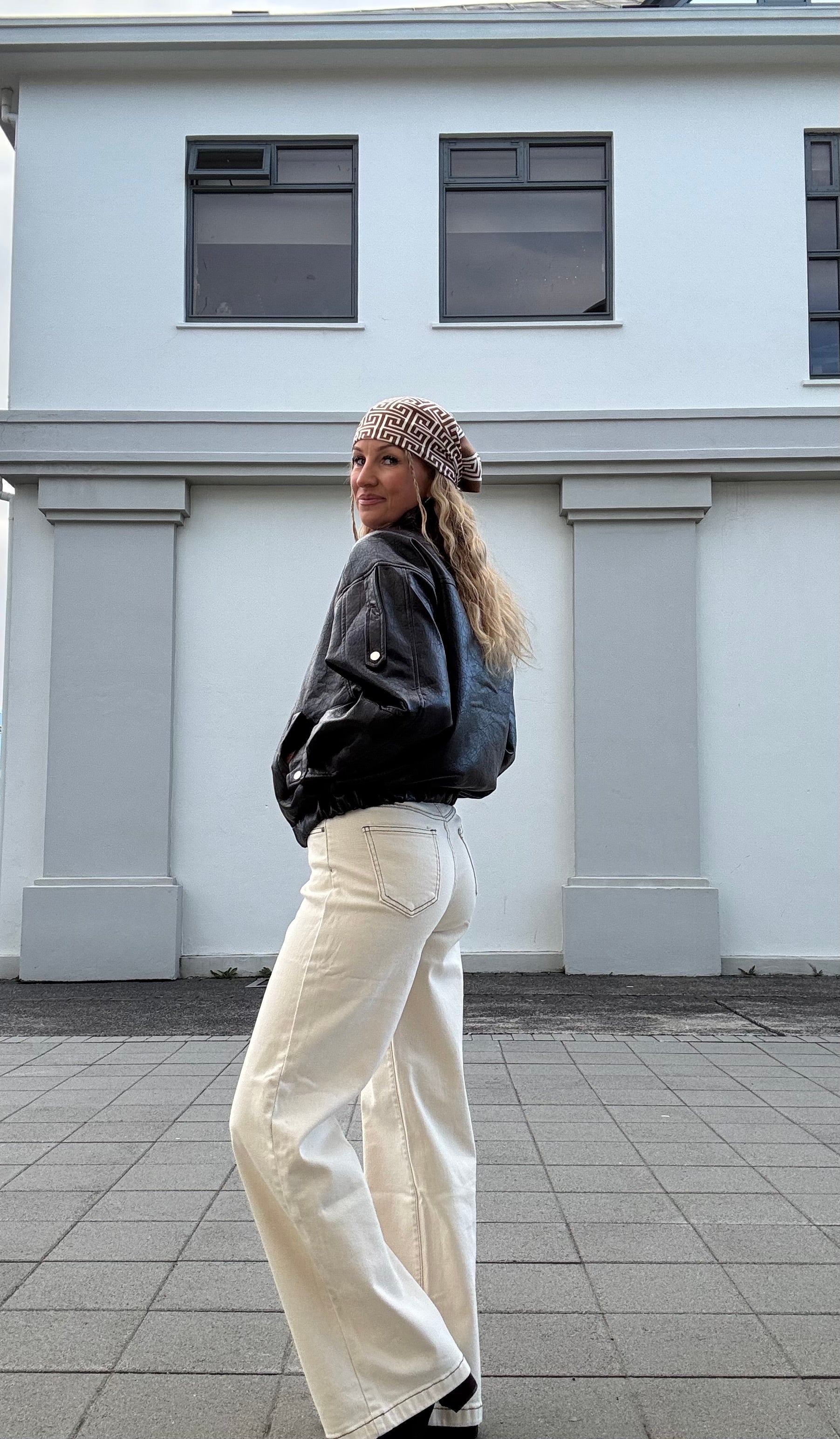 Nina gallabuxur - beige