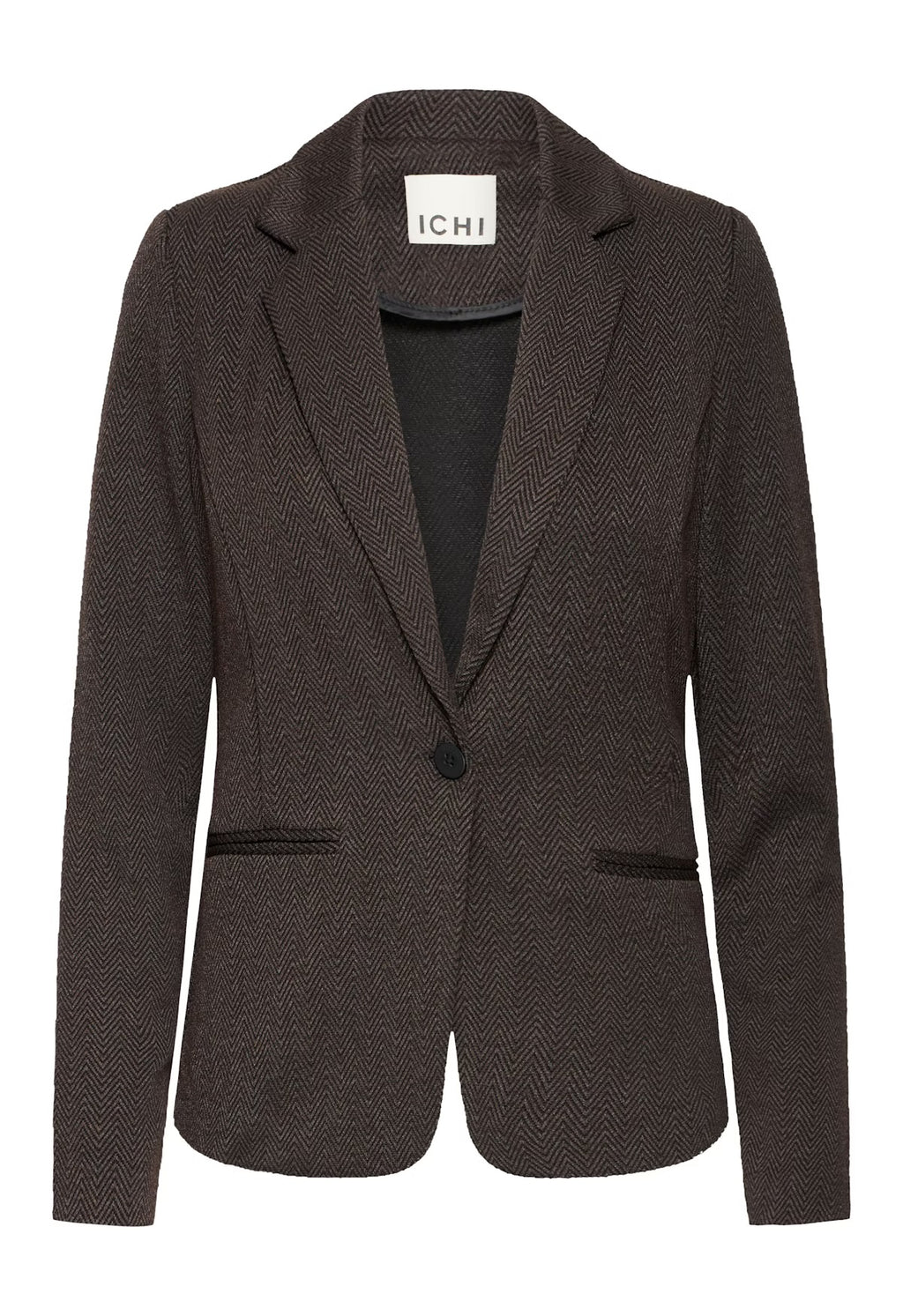 Kate jacquard blazer - Black brown