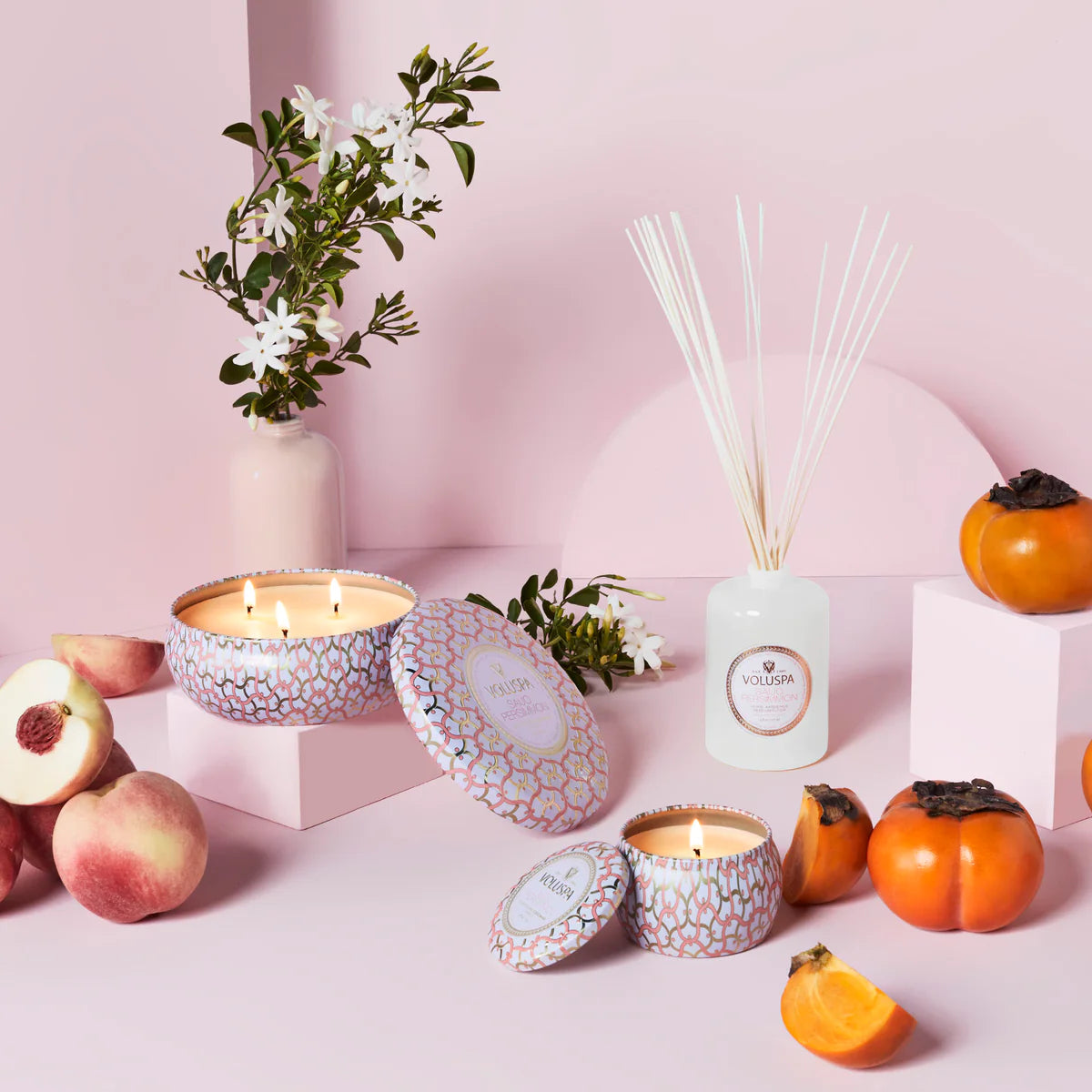 SAIJO PERSIMMON MINI TIN CANDLE