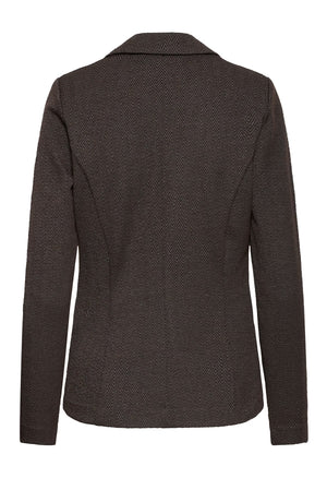 Kate jacquard blazer - Black brown