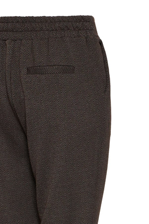 Kate jacquard buxur - black brown