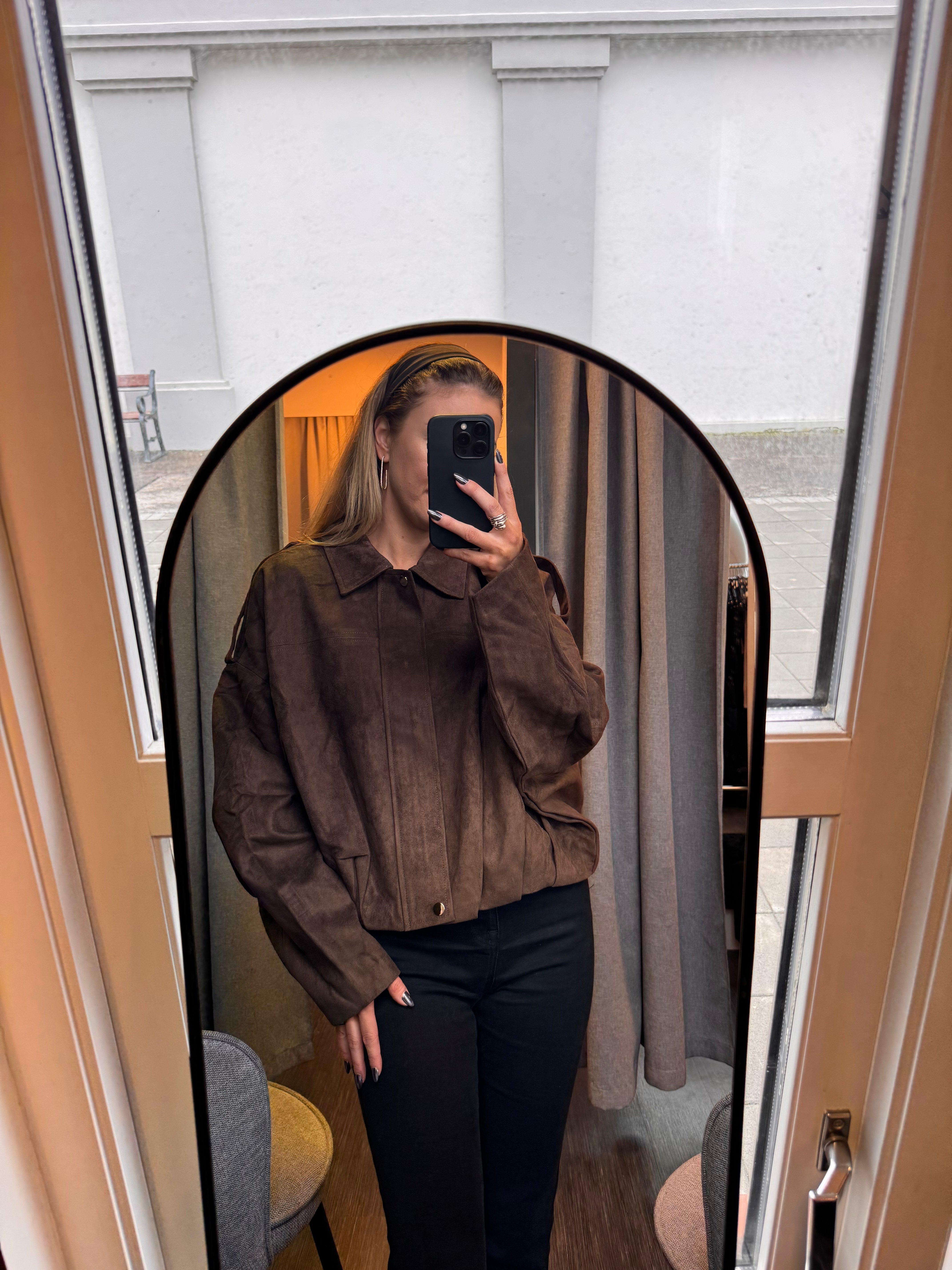 Yasmin jakki - faux suede