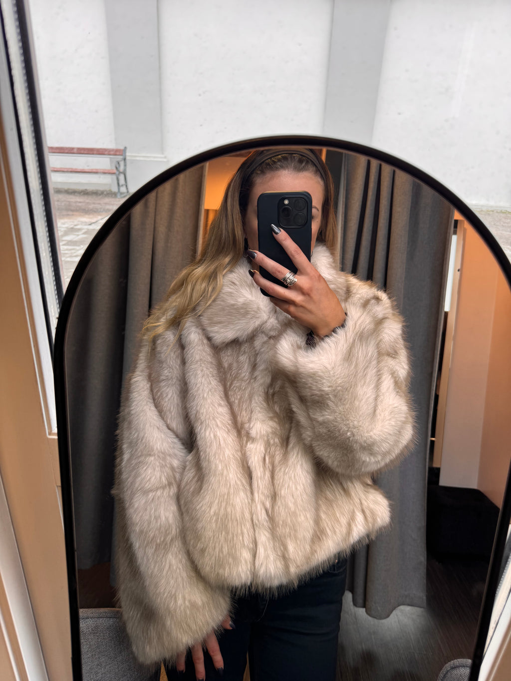 Amanda pels - beige