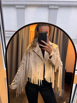 Aþena kögurjakki - beige