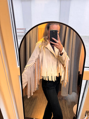 Aþena kögurjakki - beige