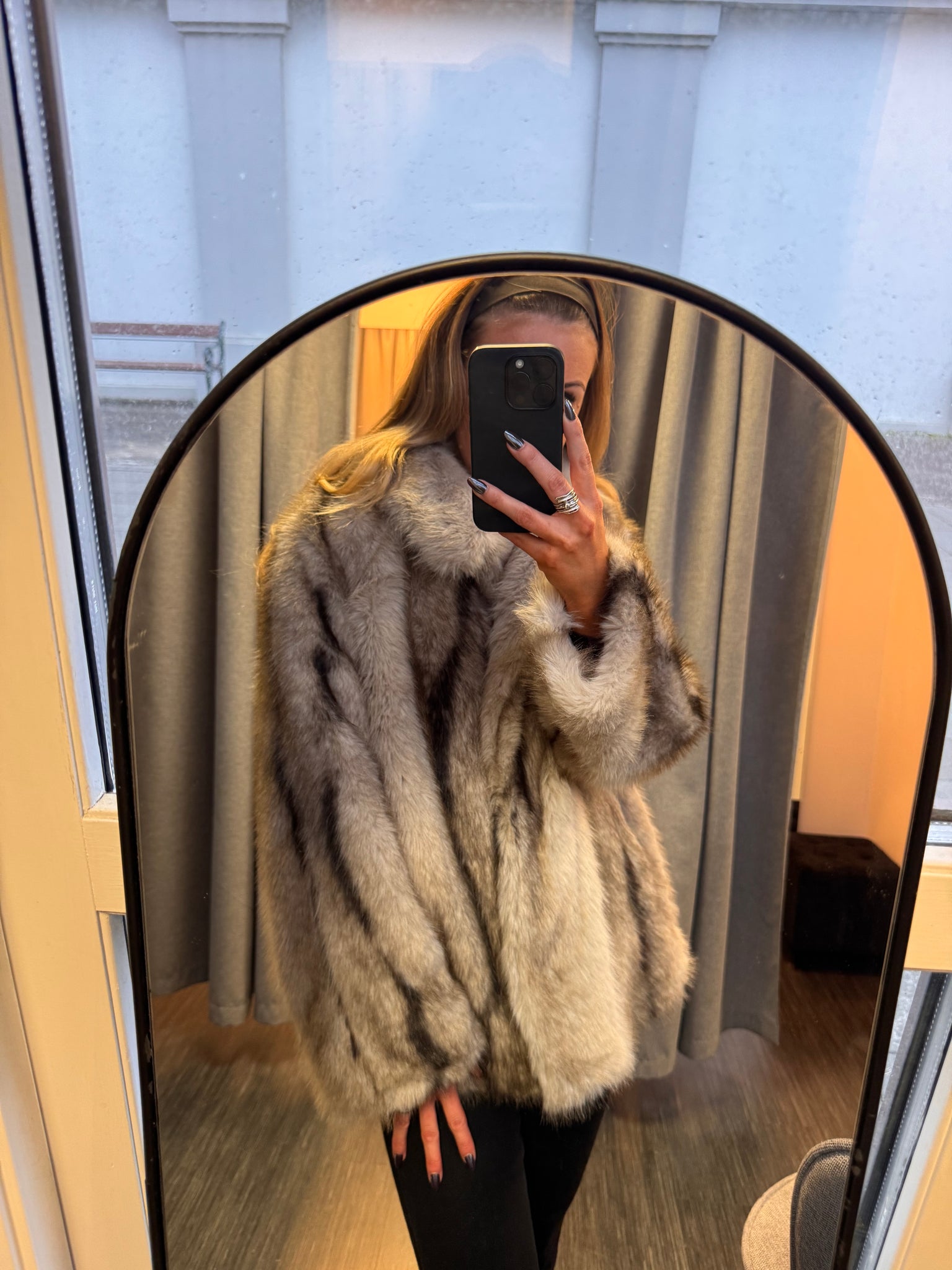 Isabella pels - grey