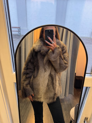 Ísabella pels - taupe