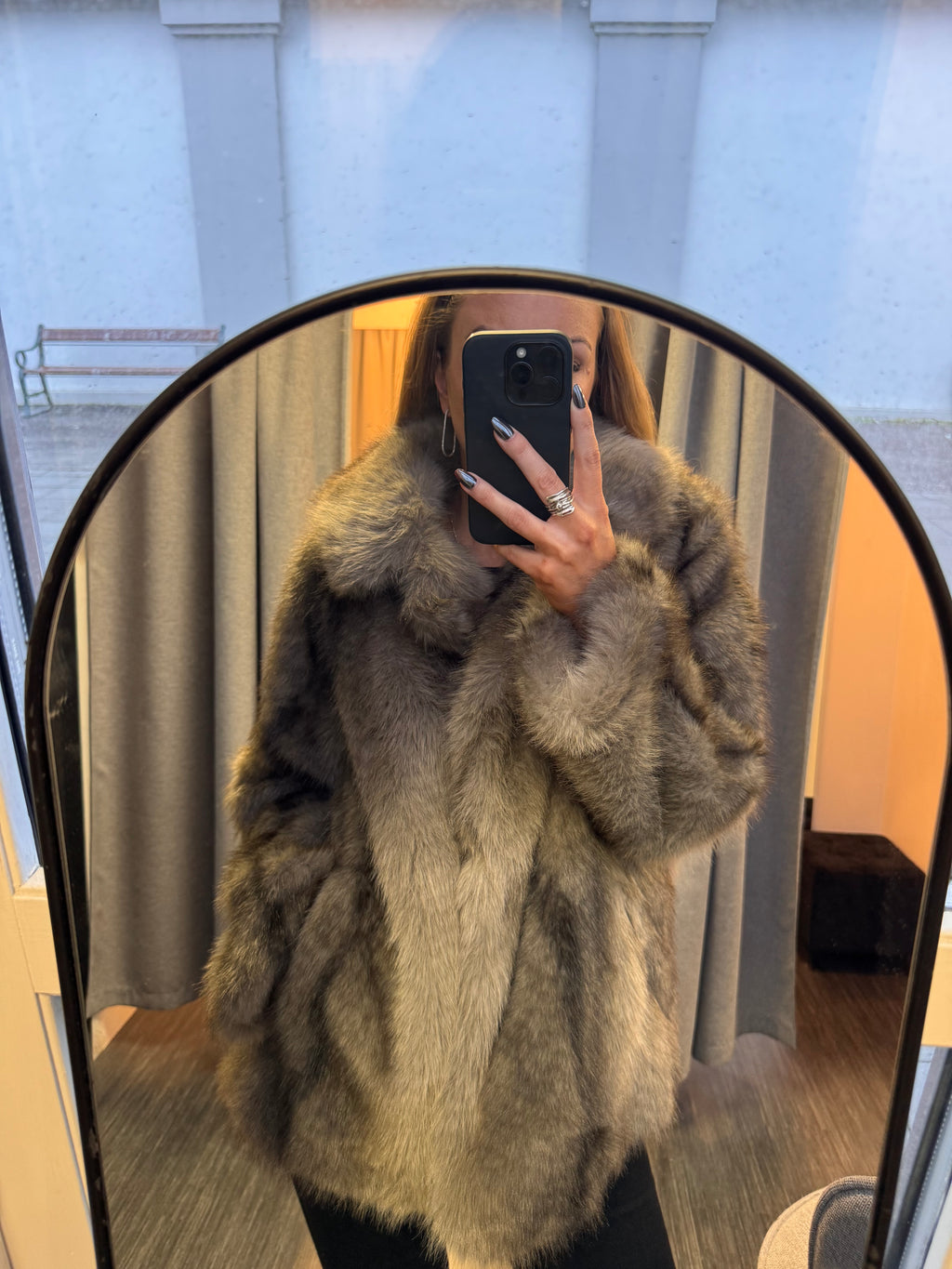 Ísabella pels - taupe