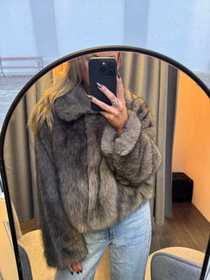 Amanda pels - taupe
